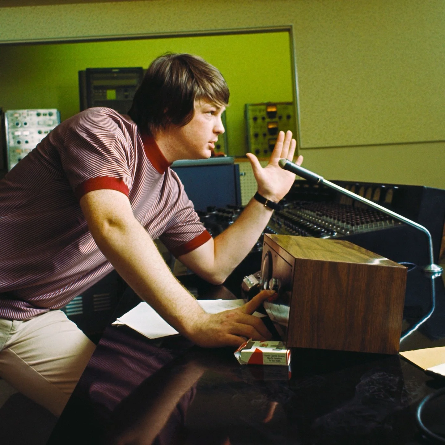 Brian Wilson redefined what a pop song could be 

He put it in another realm altogether 

And as a record producer 

He had us all beat 

The Orson  Welles of record production&mdash;  a young genius 

And his genius lives on with Carnie &amp; Wendy 