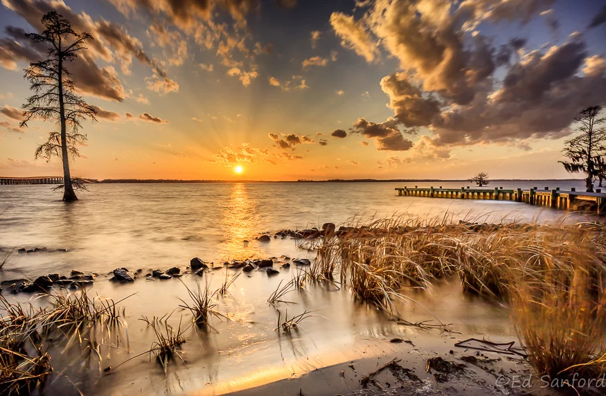 Winter Sunset, The Chowan River