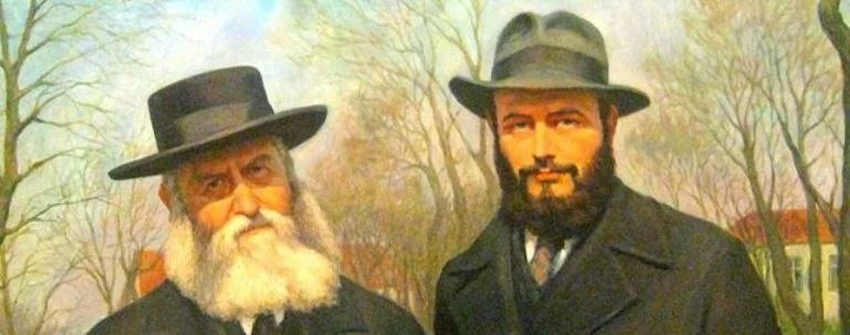 Rebbe+with+frierdiker+rebbe+-+in+color.jpg