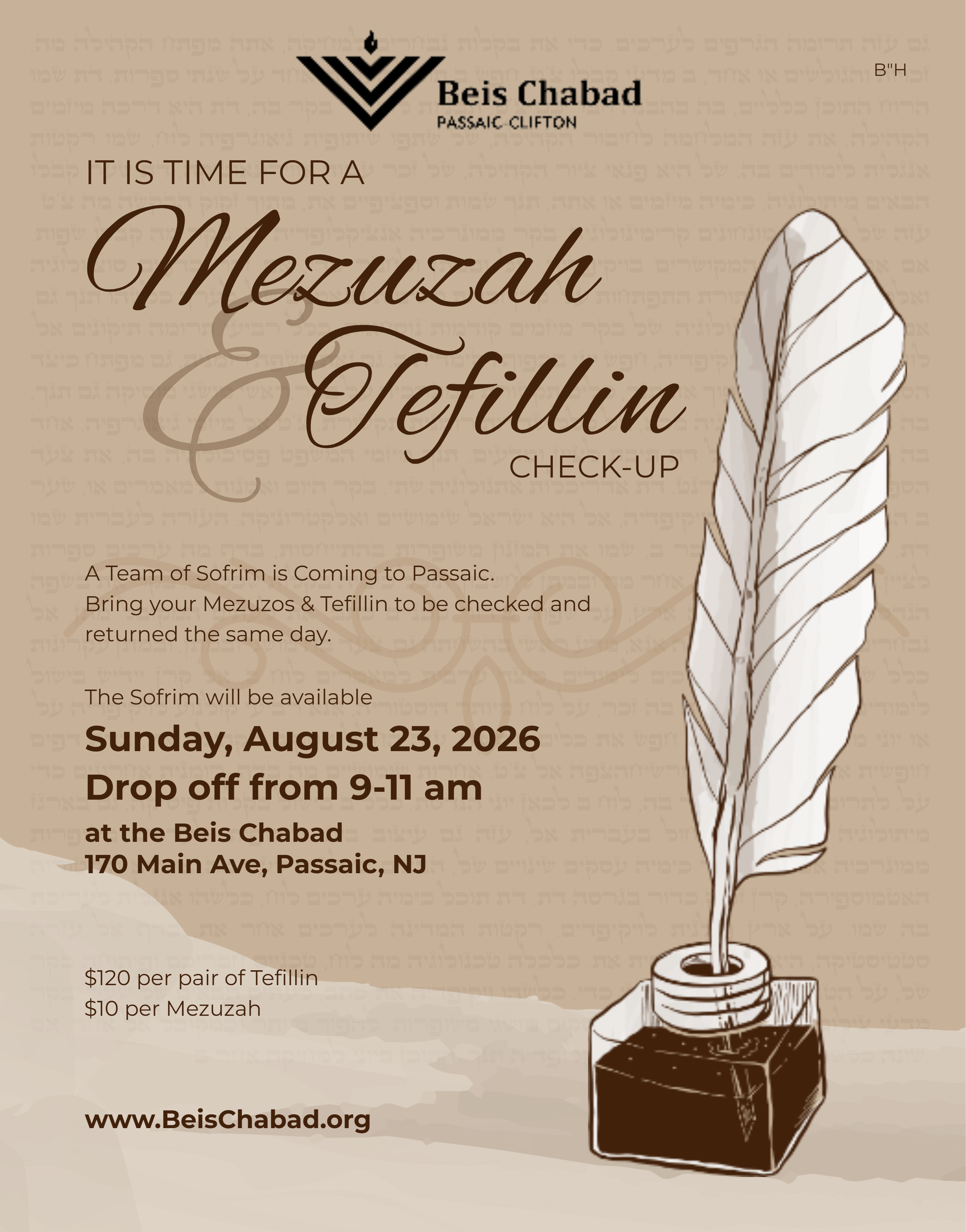Mezuzah and Tefillin Check