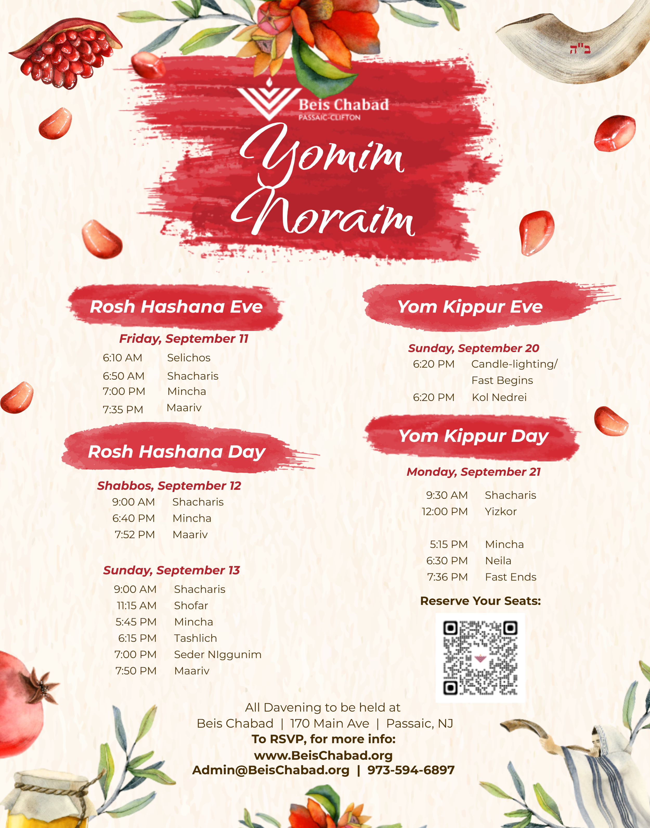 Yomim Noraim 5787
