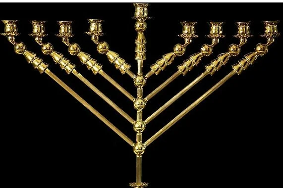 Gold Menorah