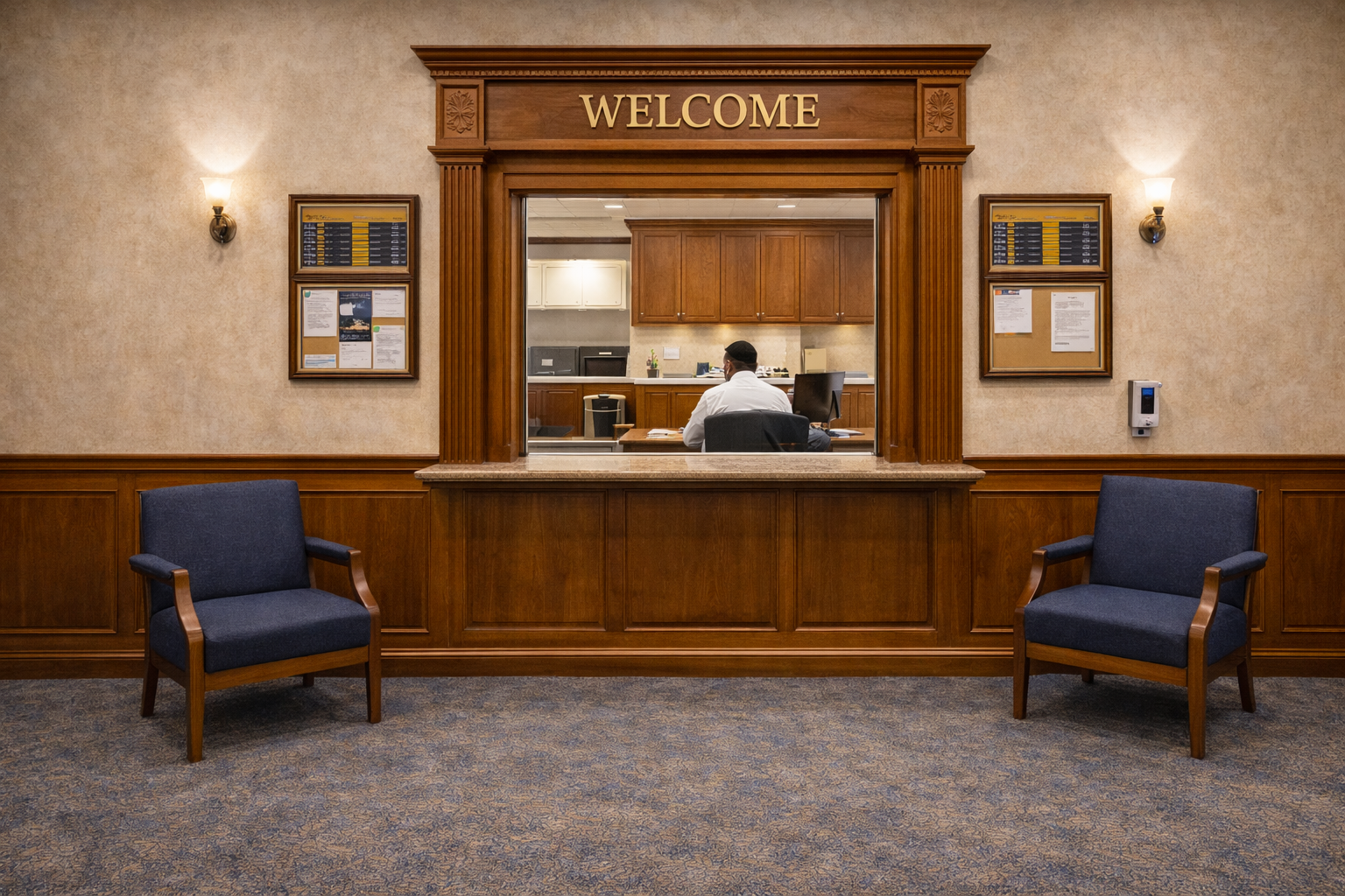 Welcome Window & Reception