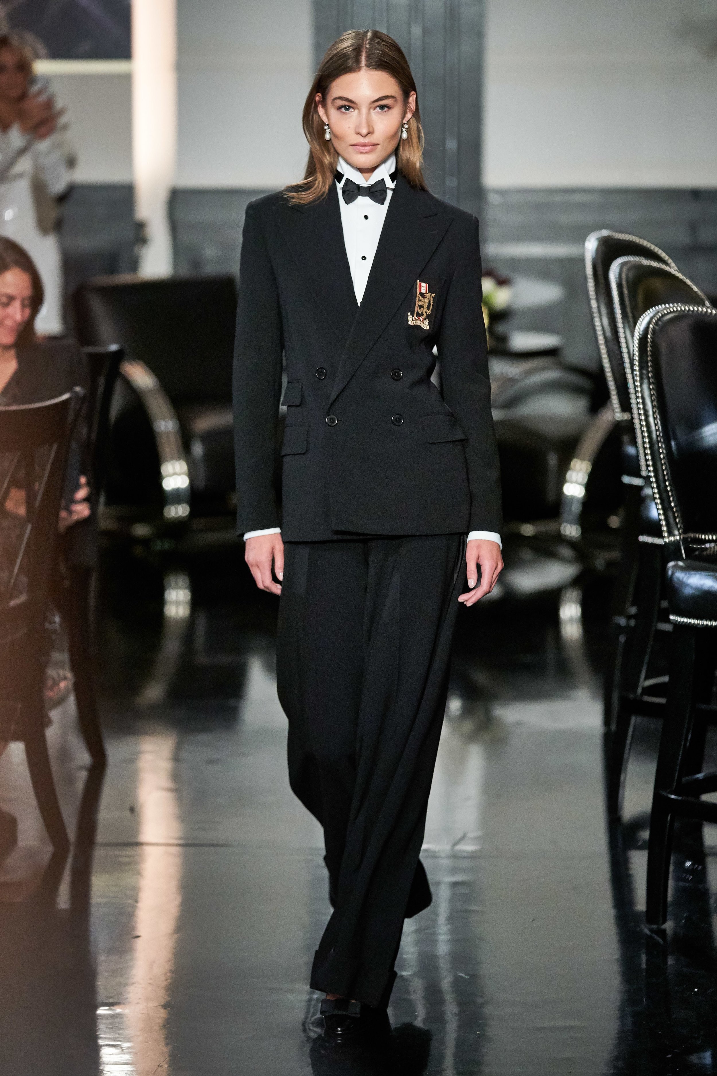 Ralph Lauren on X: Well tailored: the strength of a good women's suit,  modeled here in @ELLEmagazine  / X