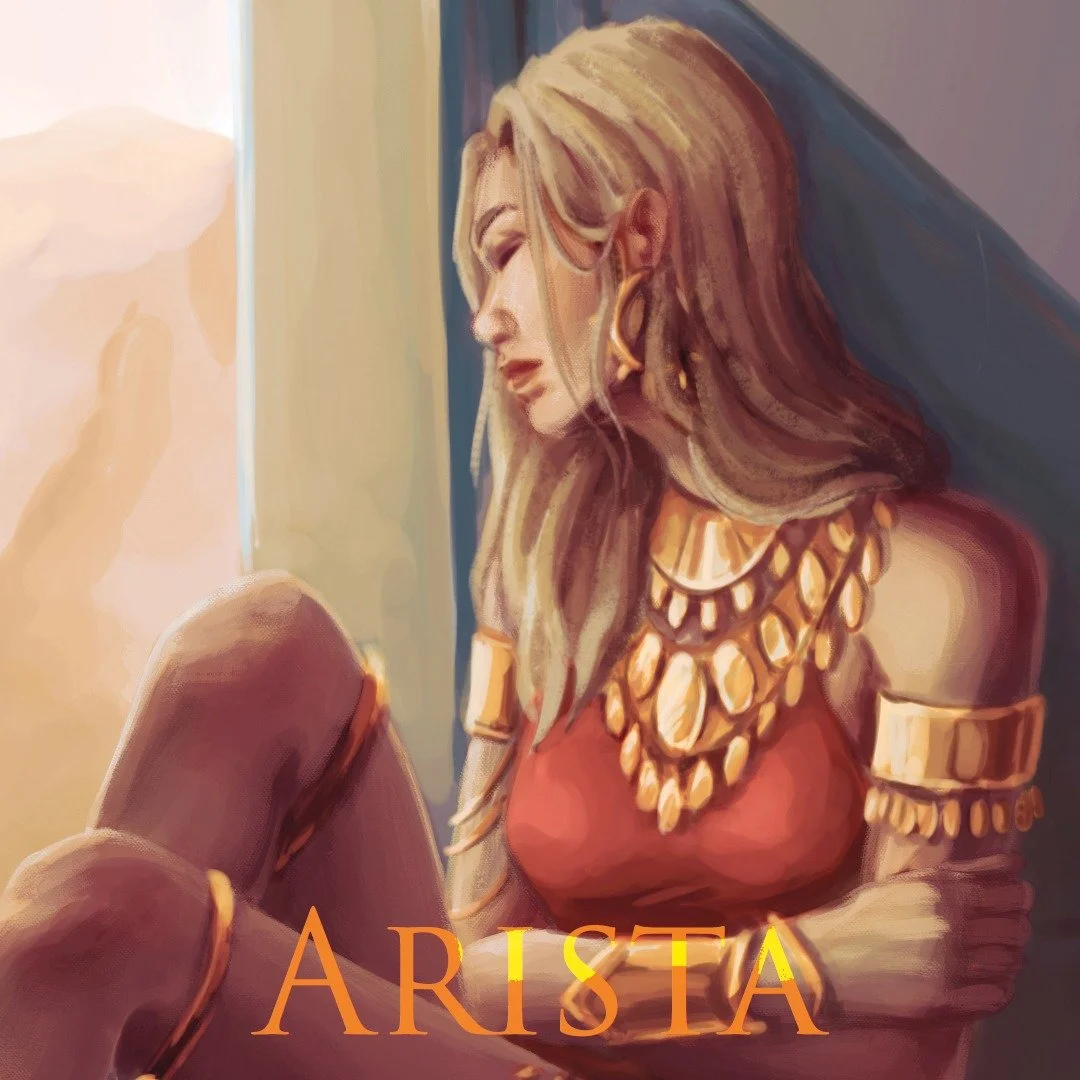 &ldquo;ᴡᴇ ᴡɪʟʟ ʙᴇ ʜᴇʀᴇ ᴡʜᴇɴ ʏᴏᴜ ɢᴇᴛ ʜᴏᴍᴇ.&rdquo;

Meet Arista. Julian's wife and future Queen (or Riya) of the Atlantean Empire. 

Another long standing character of the universe, Arista may be small and dainty but she is a beautiful force to be reck