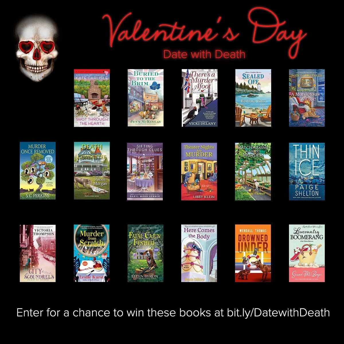 DROWNED UNDER one of 17 books in Kate Carlisle's A Date with Death Giveaway