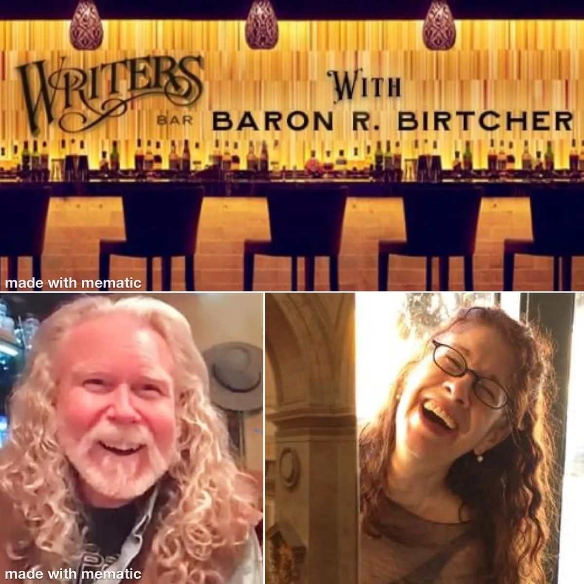 Couldn't have had more fun with Baron R. Birtcher at the Writers Bar