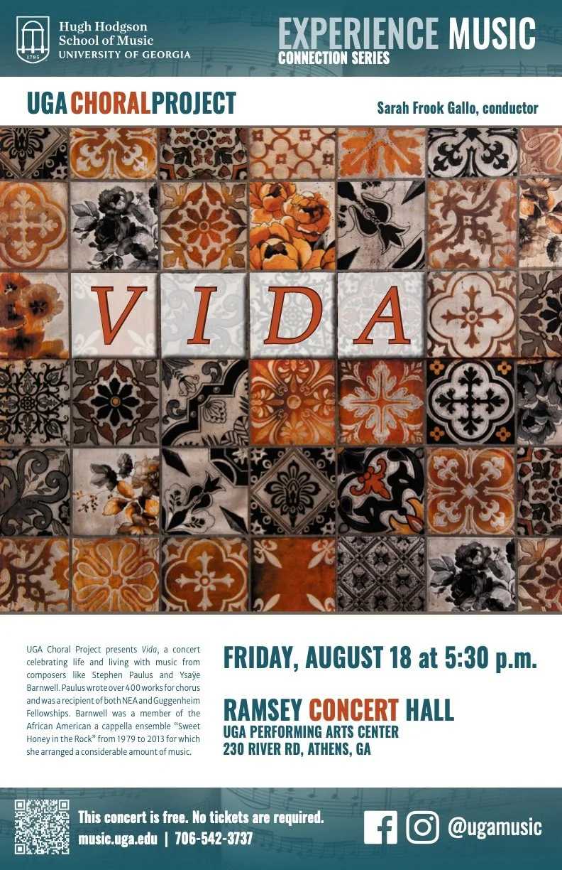 UGA Choral Project: Vida