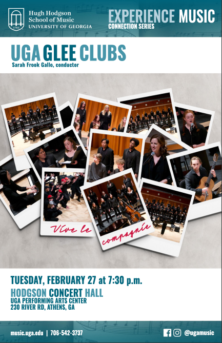 UGA Glee Clubs: vive la compagnie