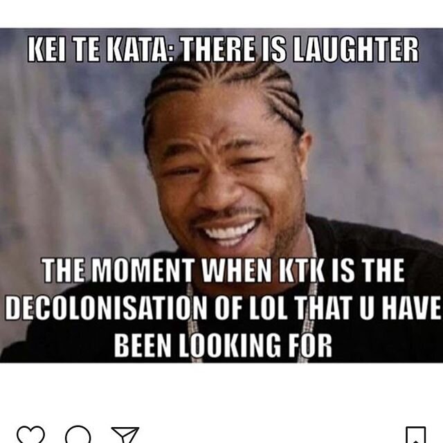 Whānau can we make #ktk a thing already this is amazing