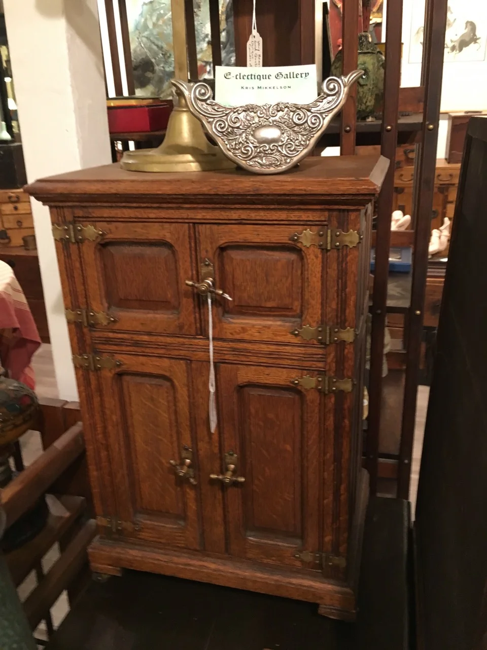 Oak Ice Box, Salesman's Sample