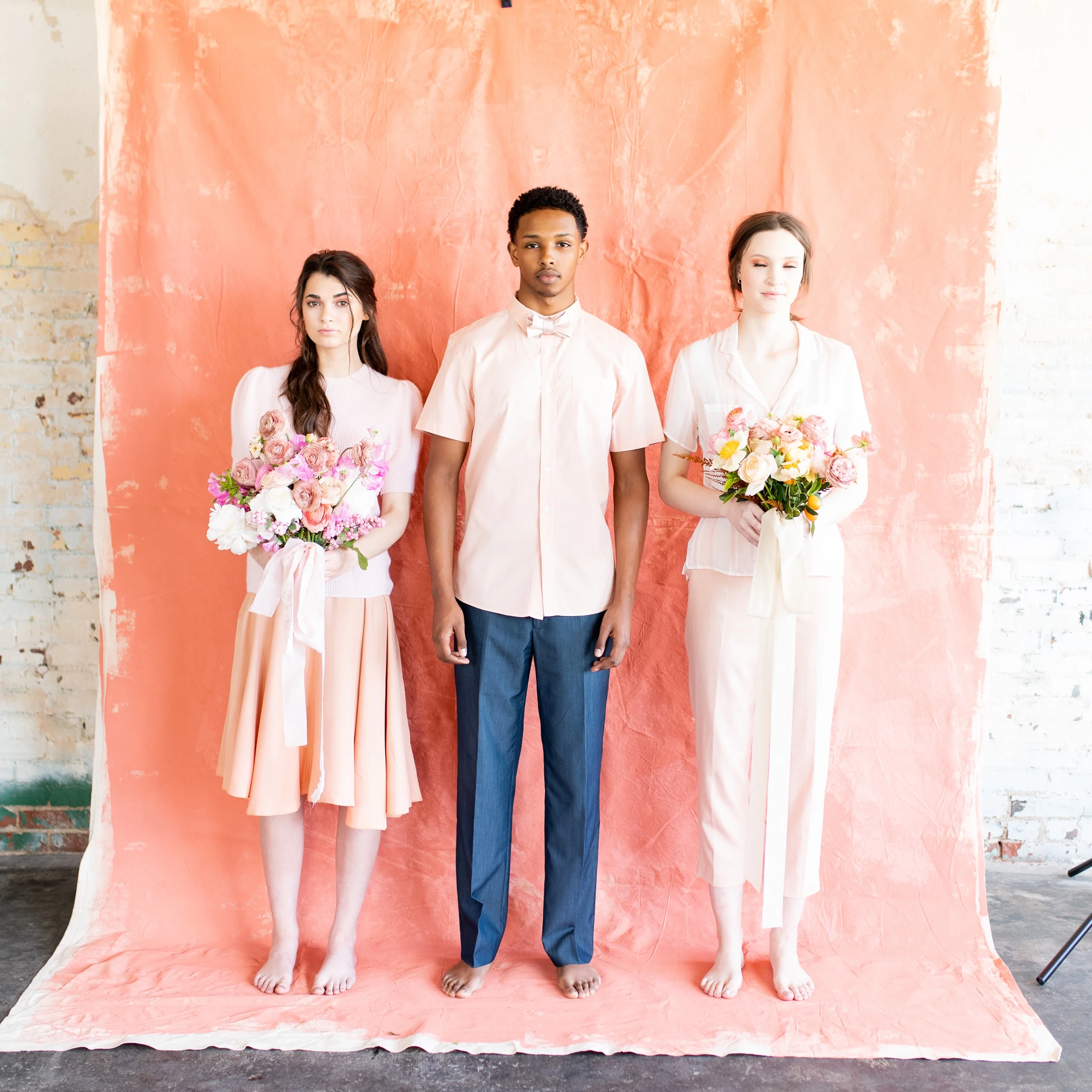 Blush, Blue &amp; Coral