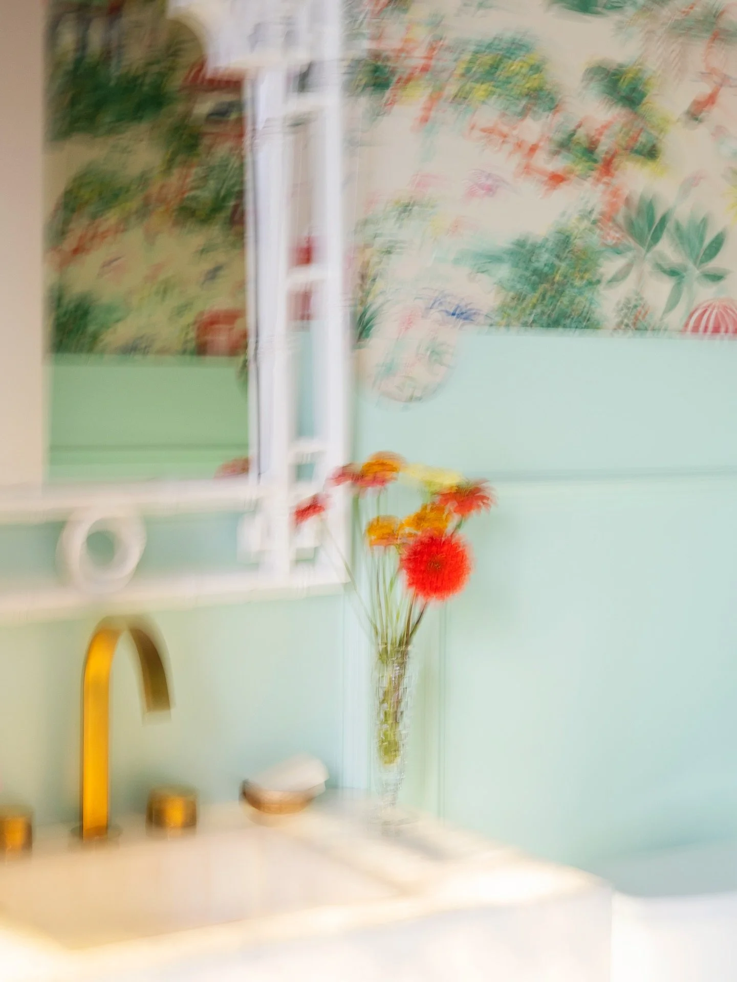 Bathroom outtakes. I don&rsquo;t know why I love this blurry picture so much, it was an accidental click while I was mounting the camera to a tripod. Not a photo I can include in a gallery, but didn&rsquo;t want her to be hidden away on a hard drive 