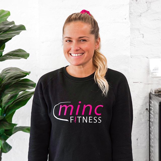 Hi gals, I&rsquo;m Mel 🙋🏼&zwj;♀️
.
As a very proud Mumma to Minc, if you&rsquo;ve  trained in our classes, it&rsquo;s highly unlikely we haven&rsquo;t yet met! But for those of you who don&rsquo;t know me....☺️👋🏼
.
I created Minc (firstly as an o