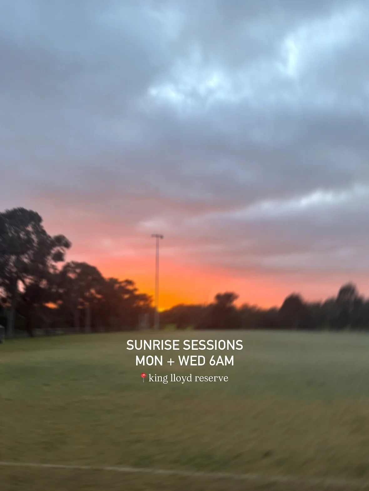 Some of our workout views for week 1 😍

Whether you&rsquo;re an early bird, night owl or weekender - we&rsquo;ve got a spot for you on the schedule 🗓️

Fresh Air 🙌🏼
Wiiiiide Open Space 🙌🏼
Shelter (if needed) 🙌🏼
Self-Paced for all fitness leve