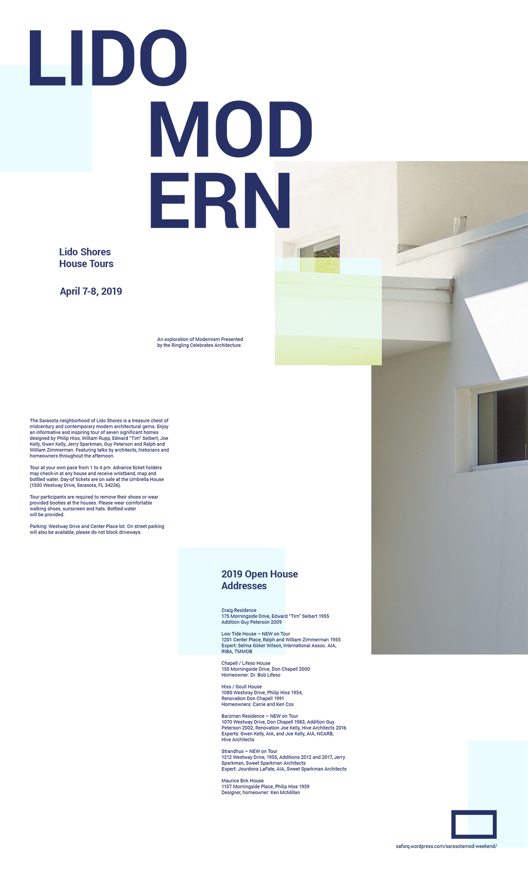 Sarasota Architecture Tour Poster