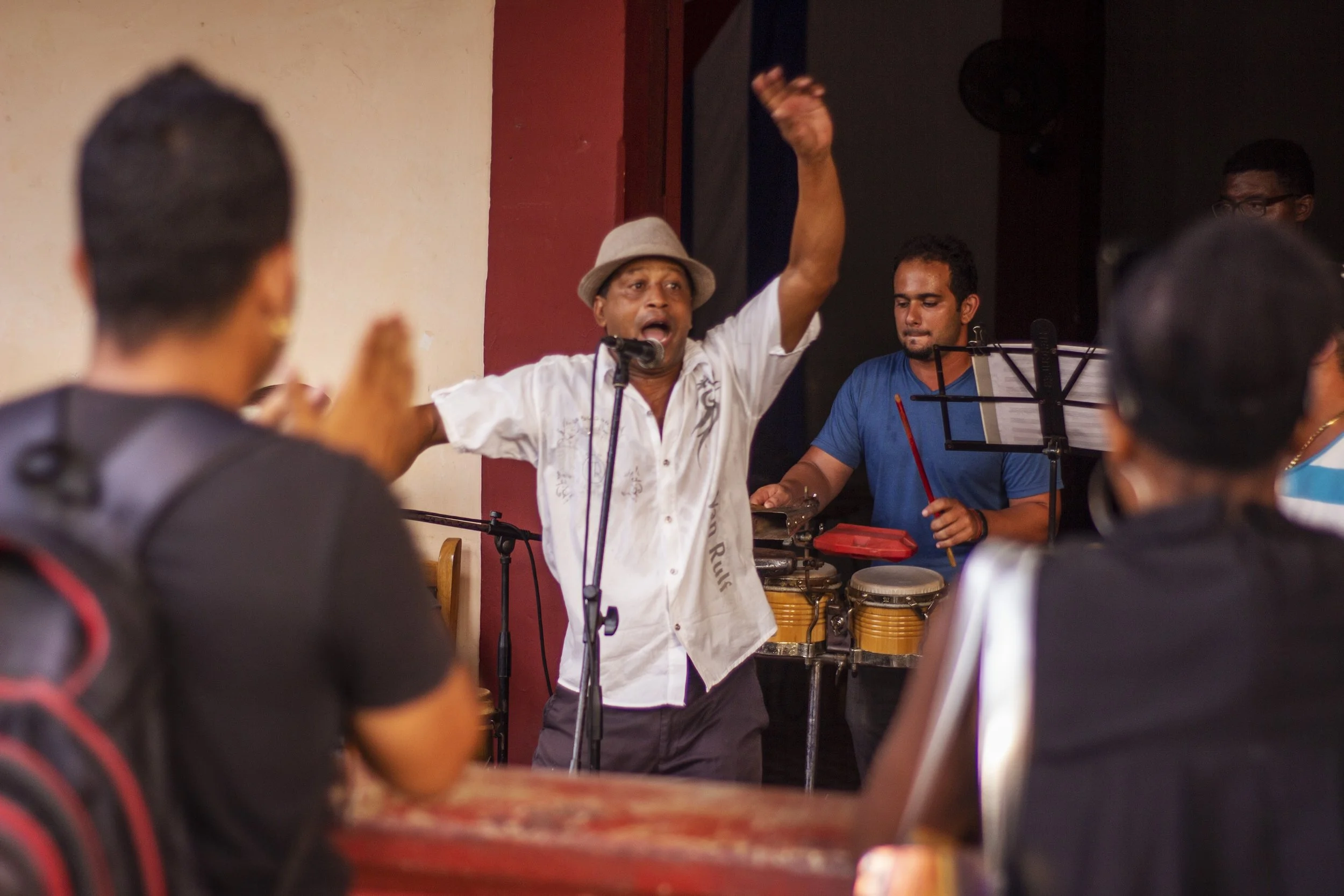 Locals enjoying live music 