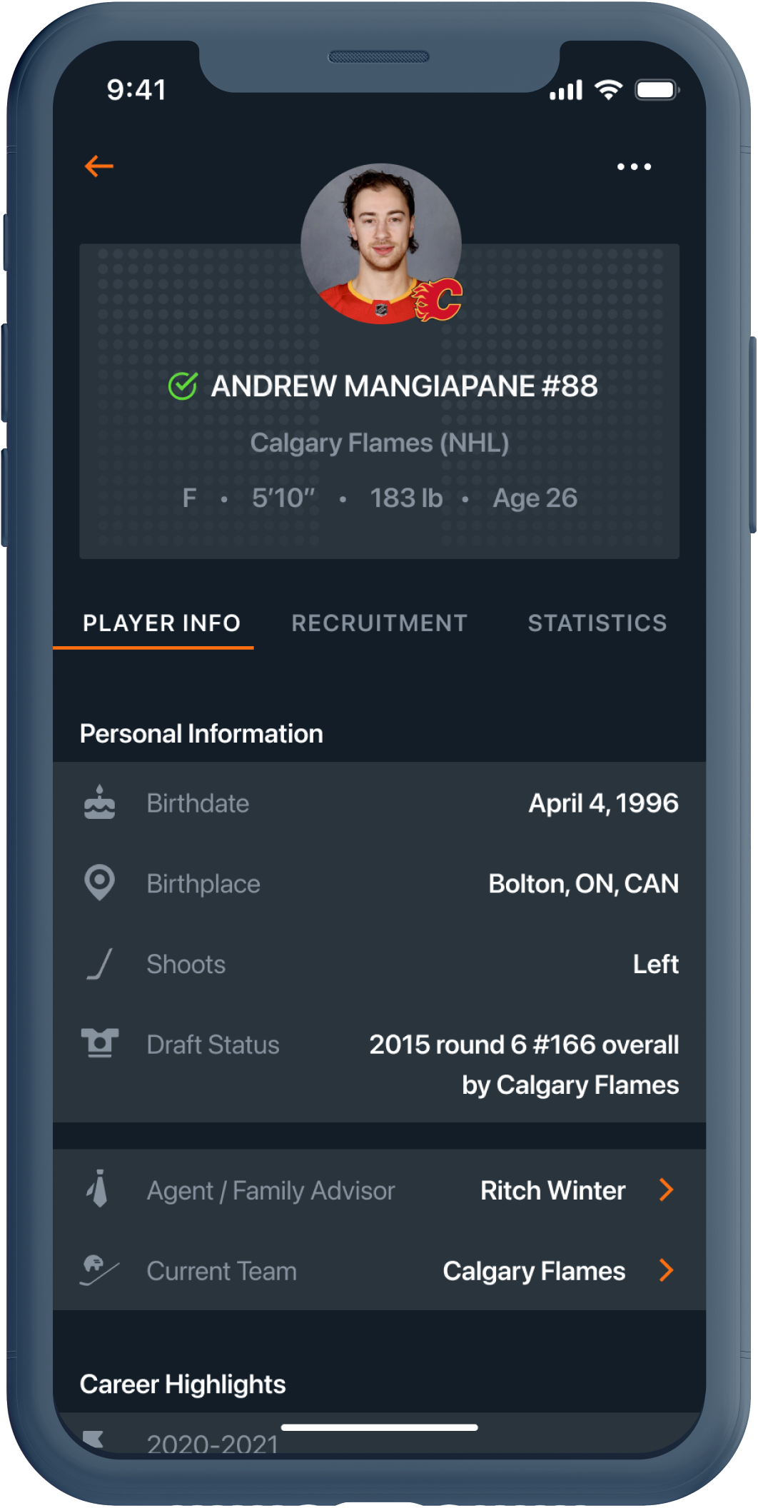 Andrew Mangiapane Profile.png