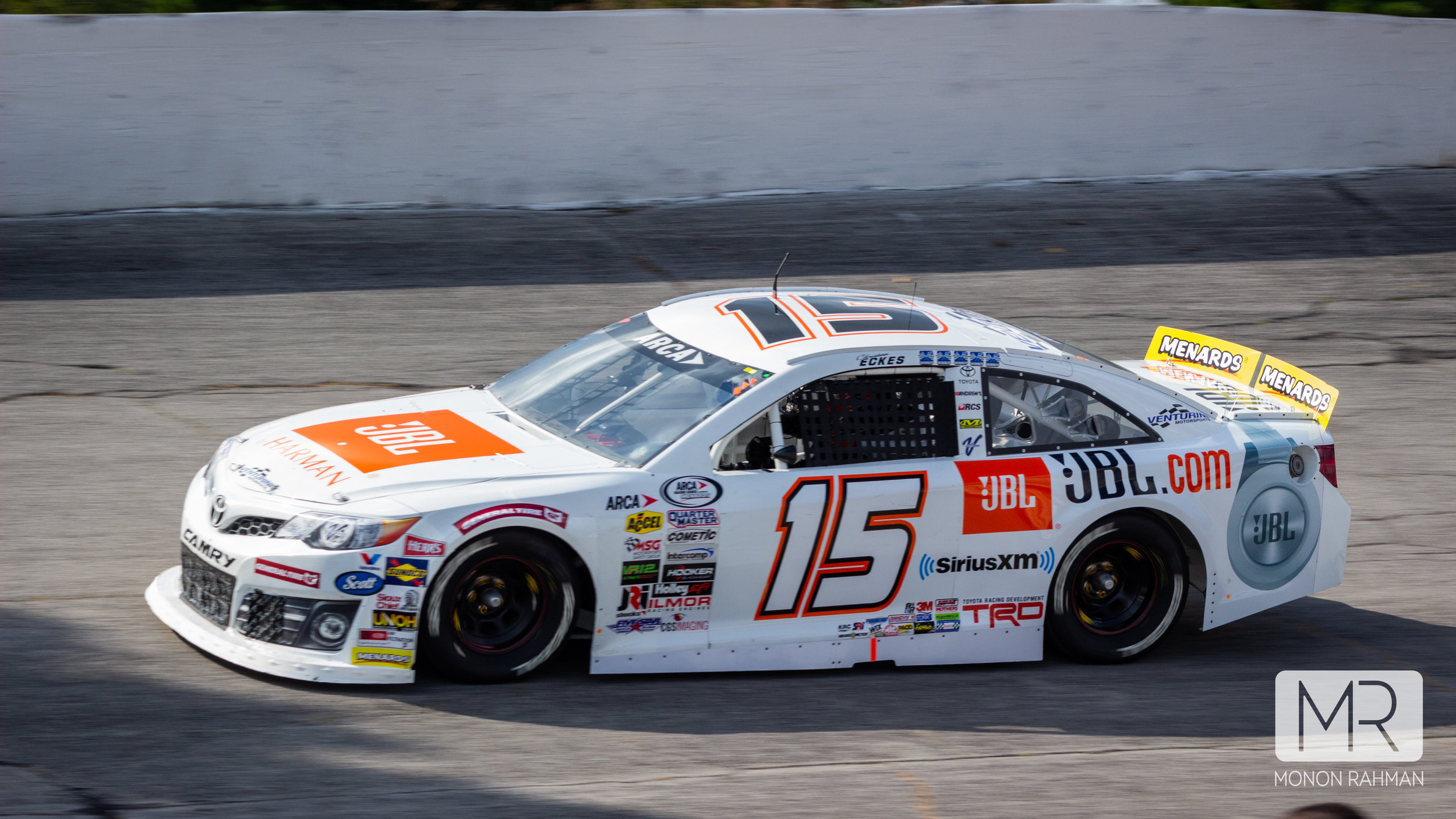 Christian Eckes (#15) qualifying at Salem Speedway - Sept. 15, 2018