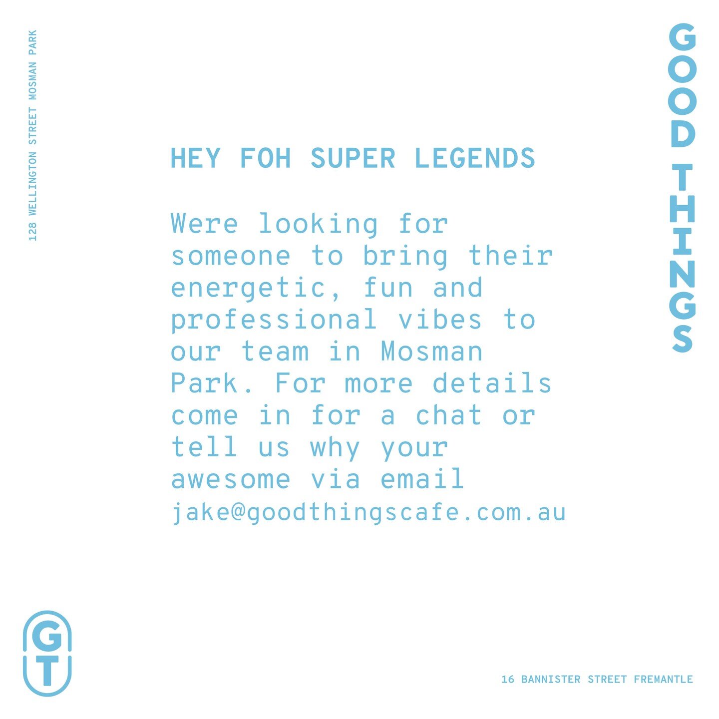 Is it you we&rsquo;re looking for? Good vibes &gt; good CV.