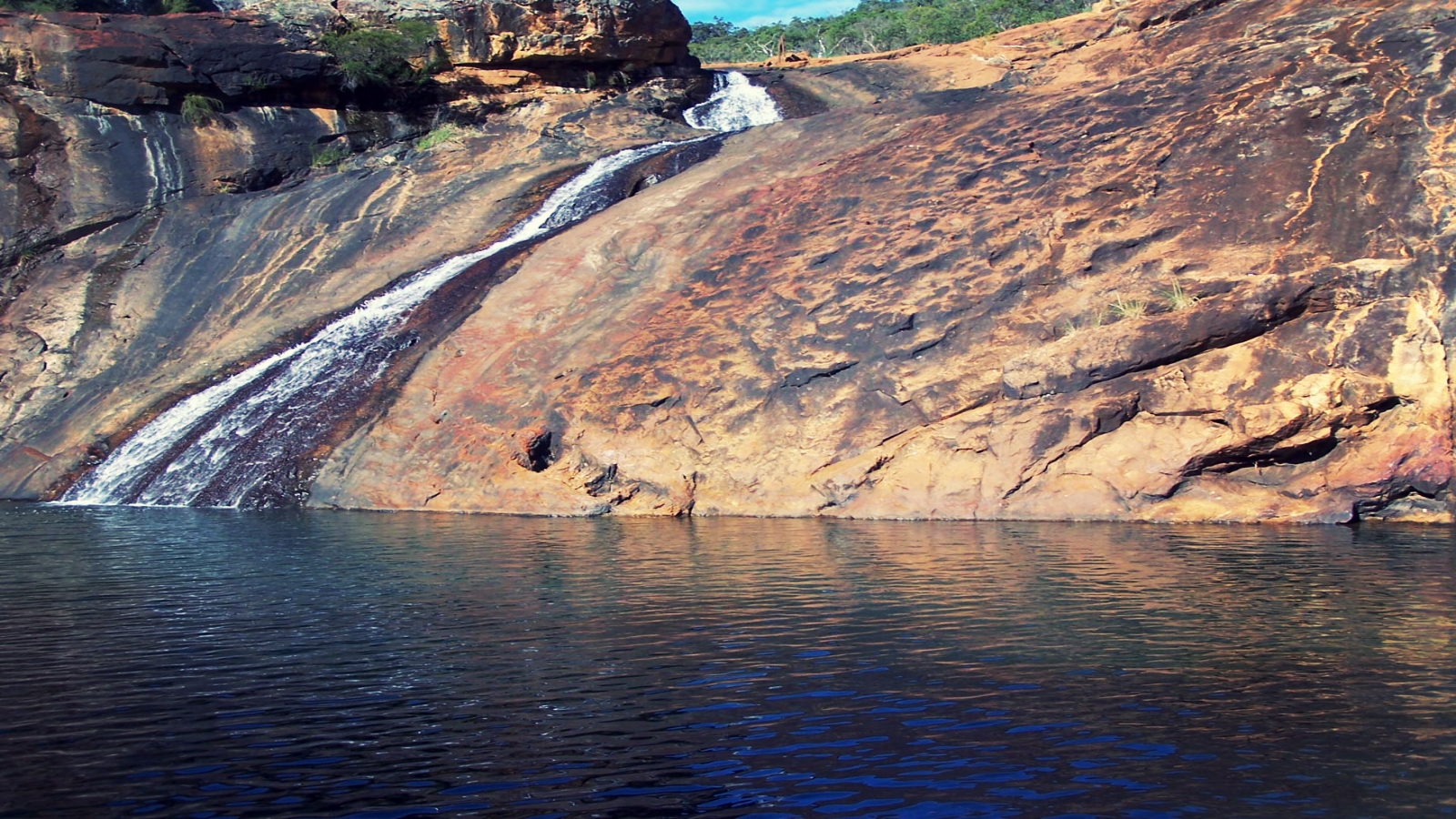 Swim at Serpentine Falls