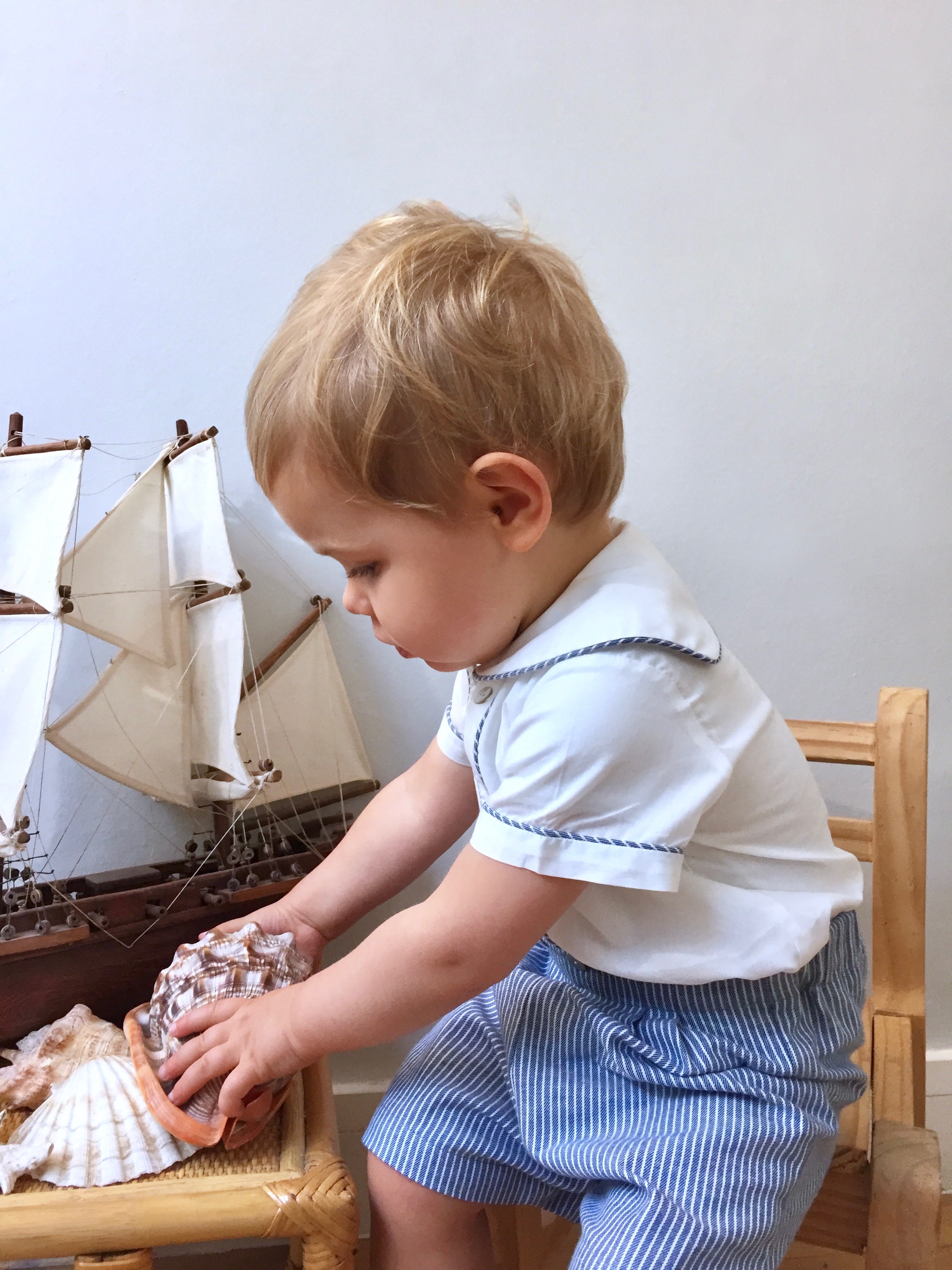 Baby boy sailor outfit