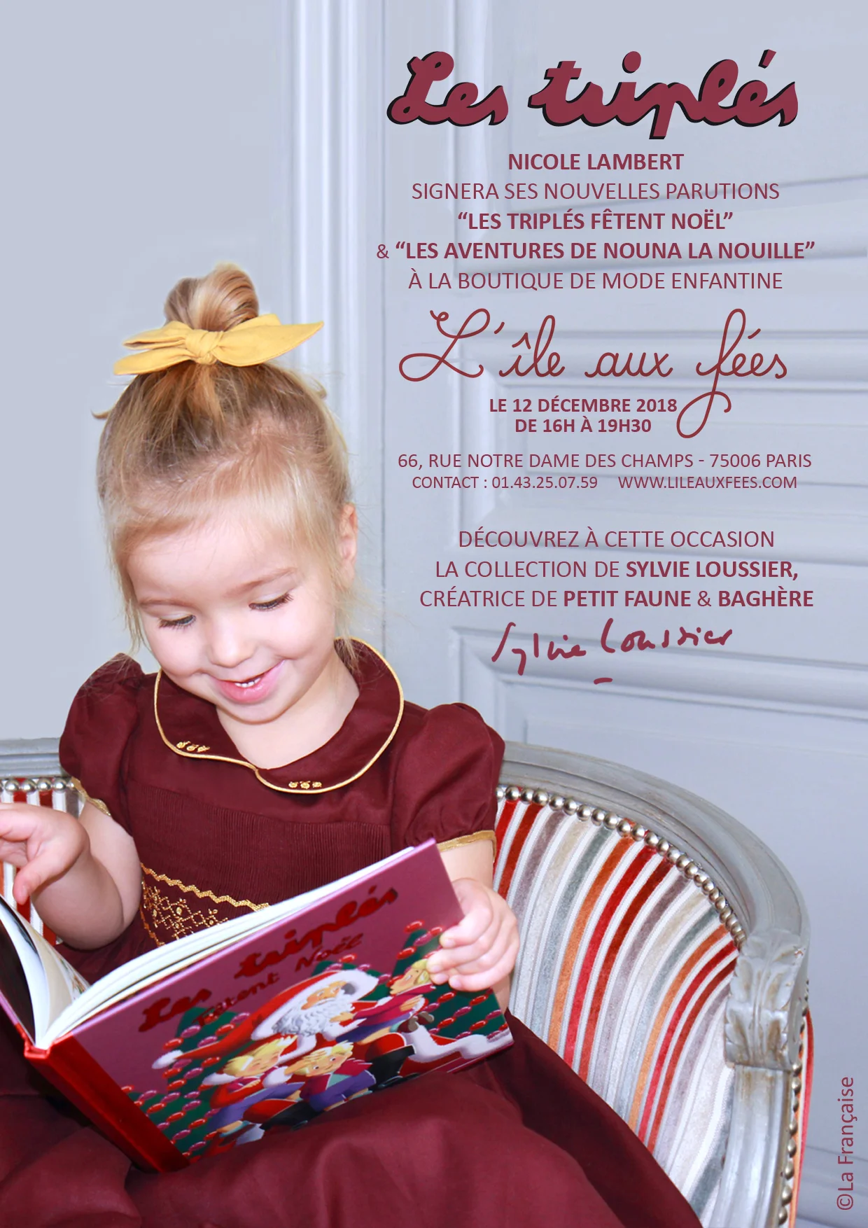 Nicole Lambert, famous French author and illustrator at L'Île aux Fées