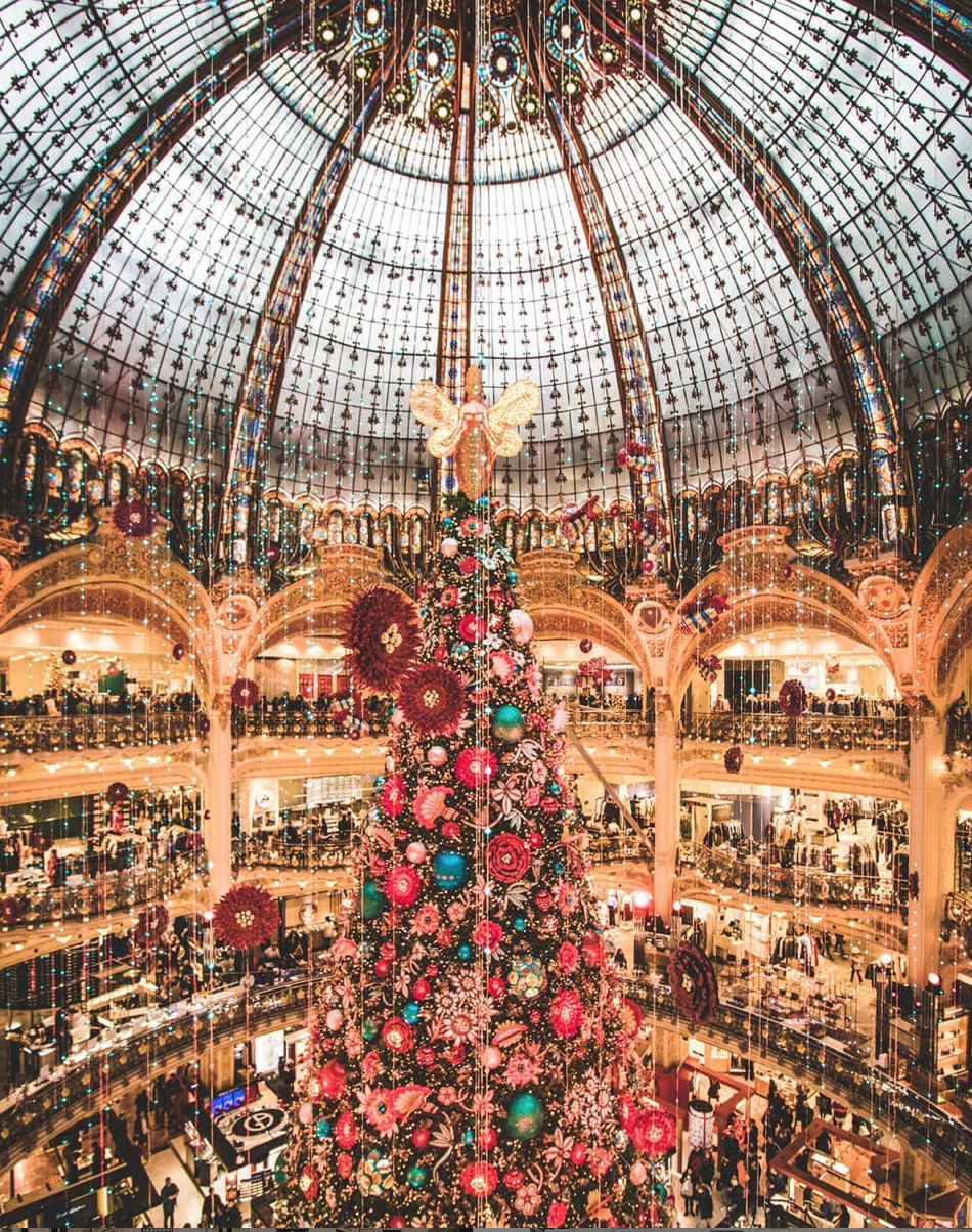 Galeries Lafayette Christmas tree