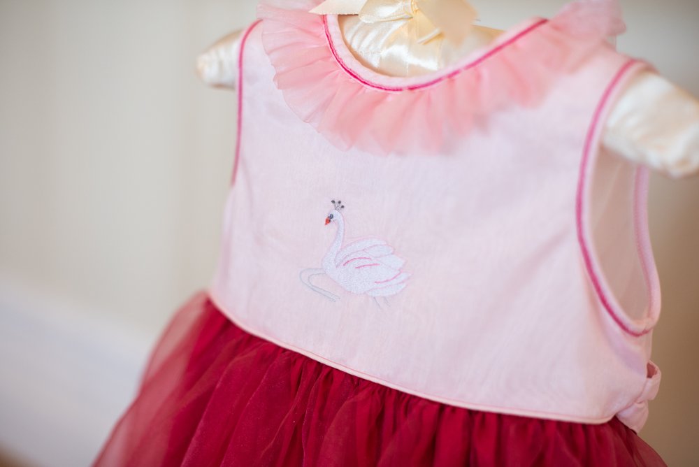  Handmade ballet themed ballerina pink party dress Paris boutique for kids 