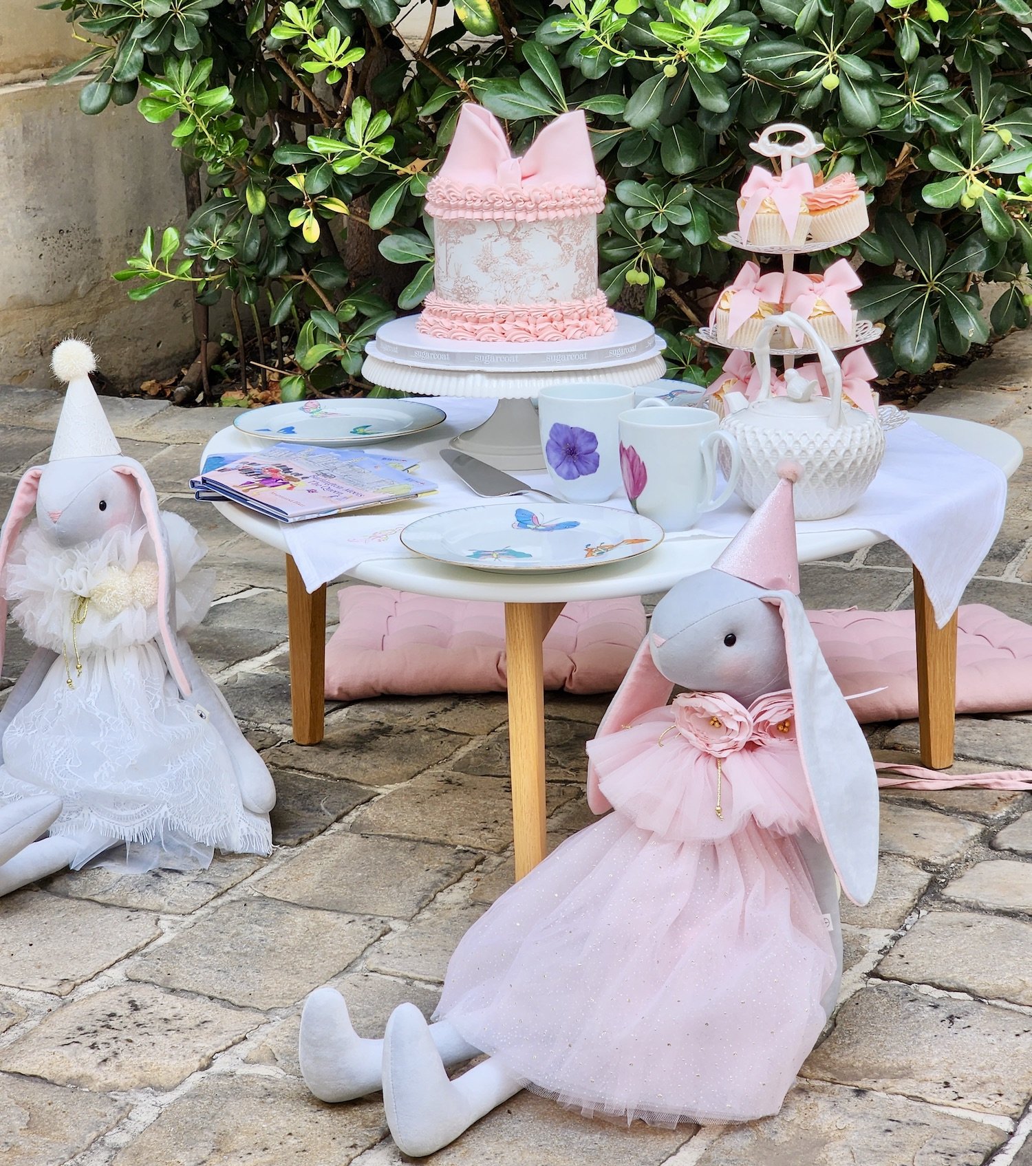  Parisian handmade bunnies tea party  Paris boutique - unique handmade gifts for little girls 