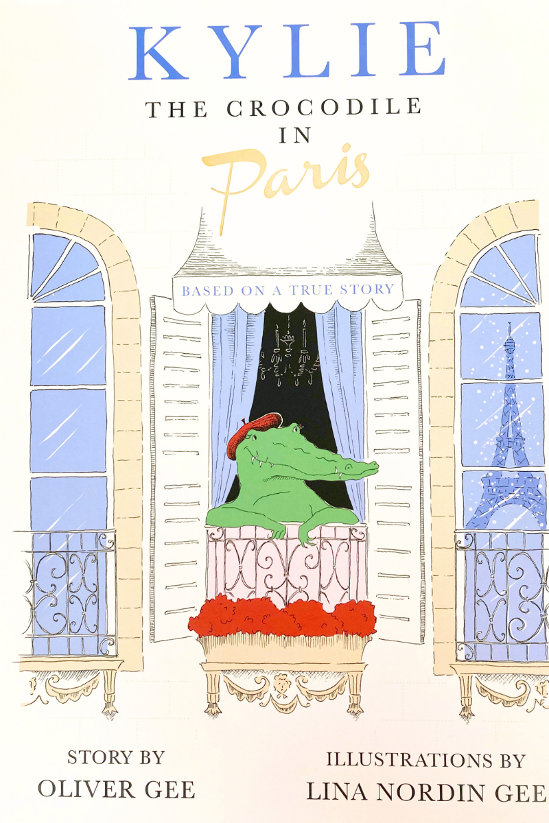 Kylie the Crocodile in Paris