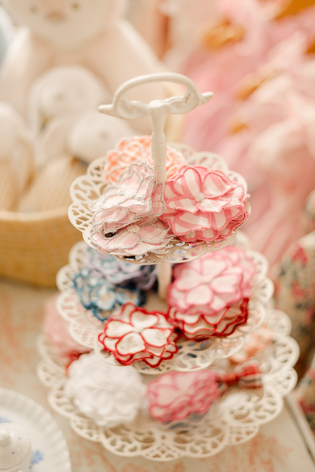  Paris boutique, handmade flower hair bows, gifts for children 