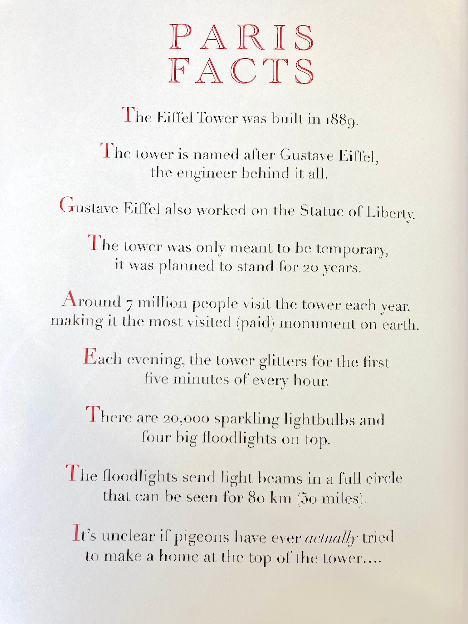  Fun facts on Paris 