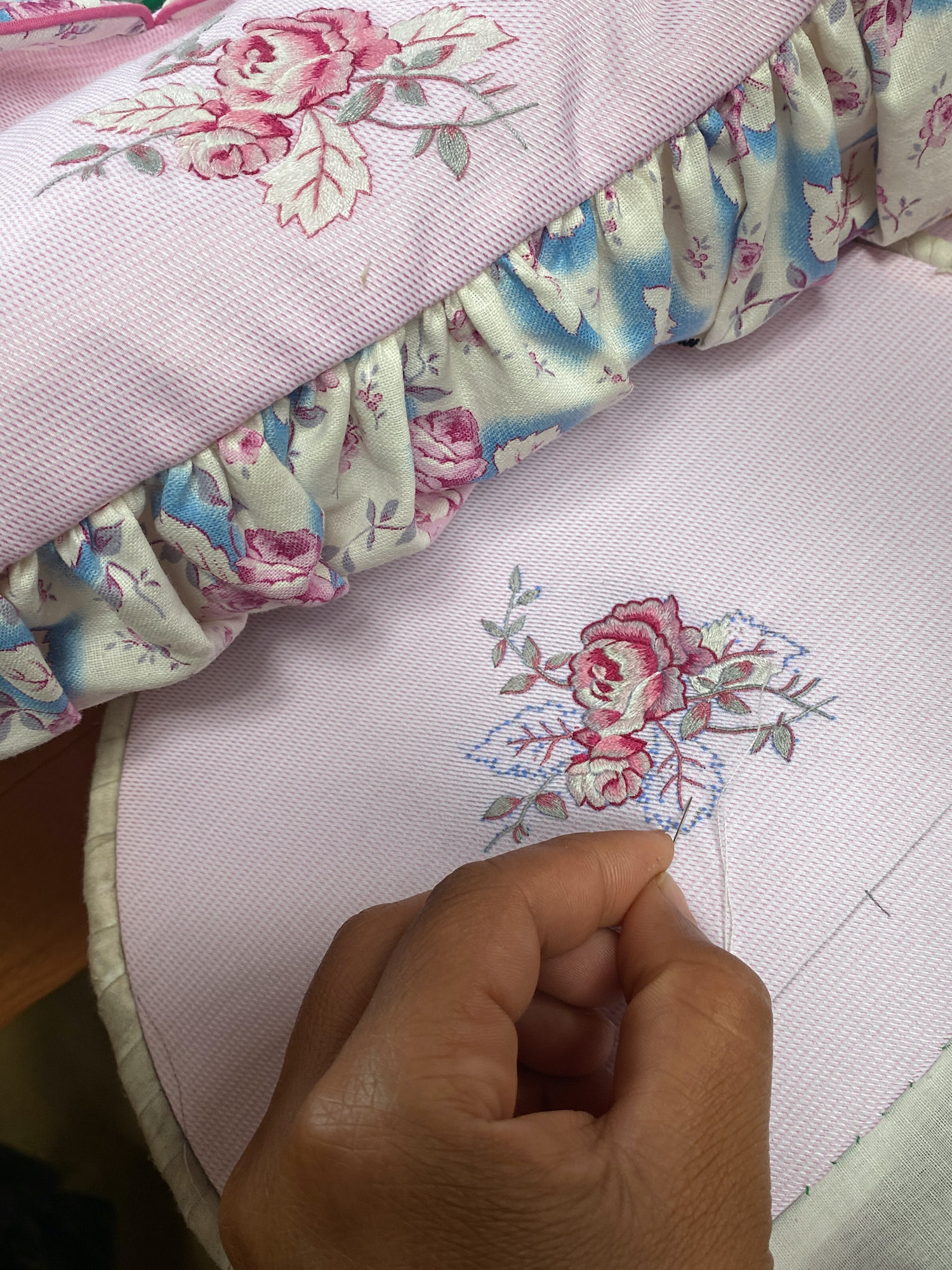  traditional handmade french embroidery 