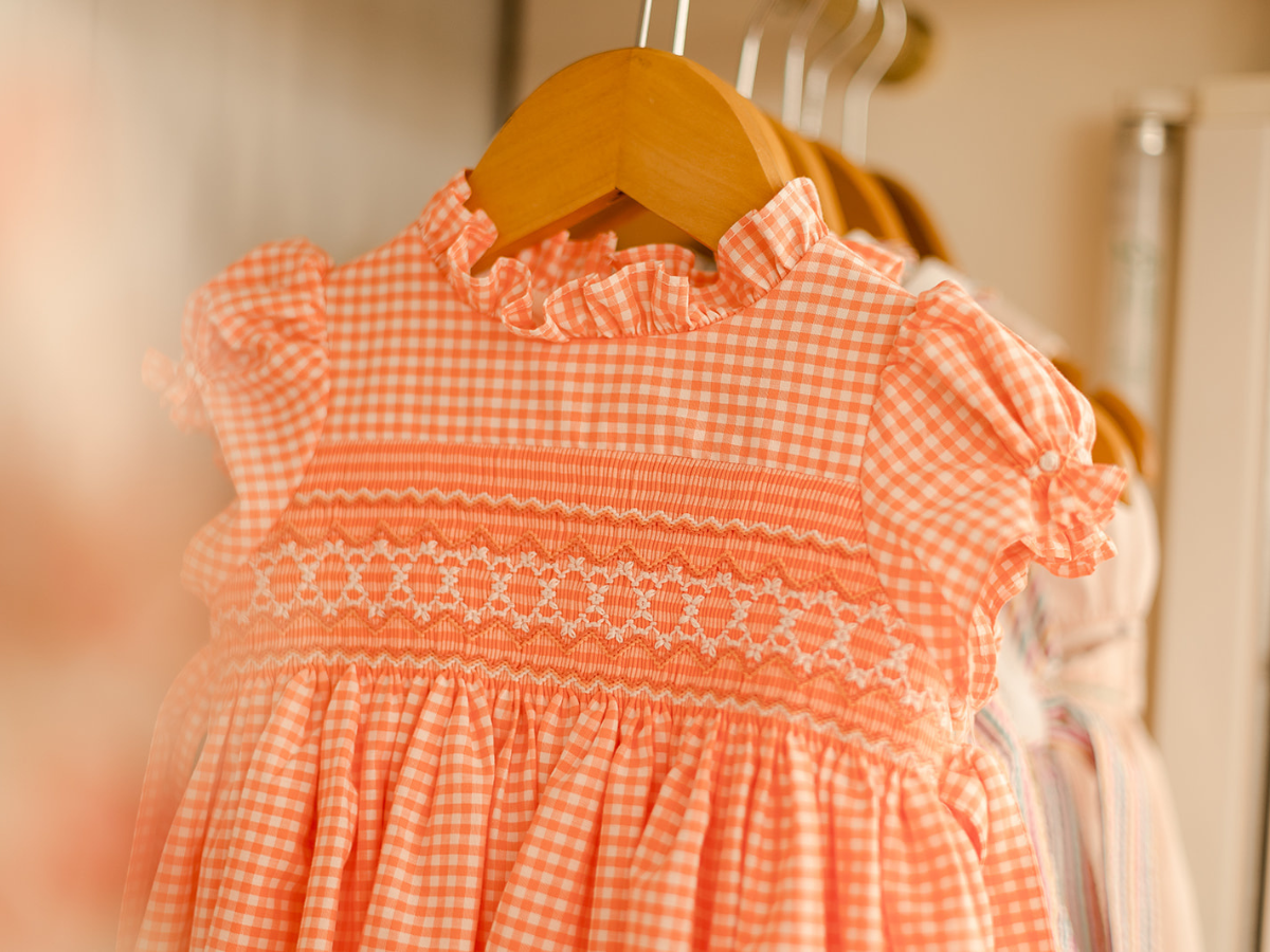  Baby gift in Paris, one of a kind dress 