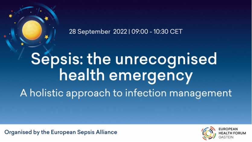 Join the ESA panel at the EHFG 2022 "Sepsis: the unrecognised health emergency" – September 28, 09:00 CEST