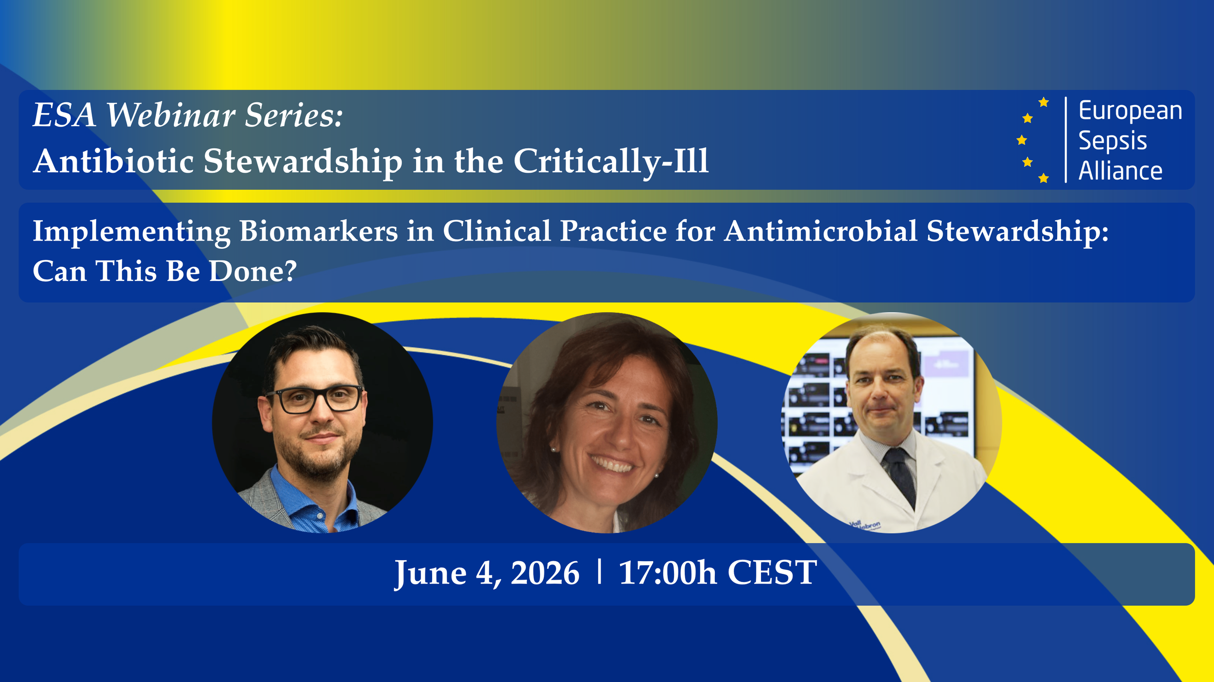 Join Live: Implementing Biomarkers in Clinical Practice for Antimicrobial Stewardship: Can This Be Done?