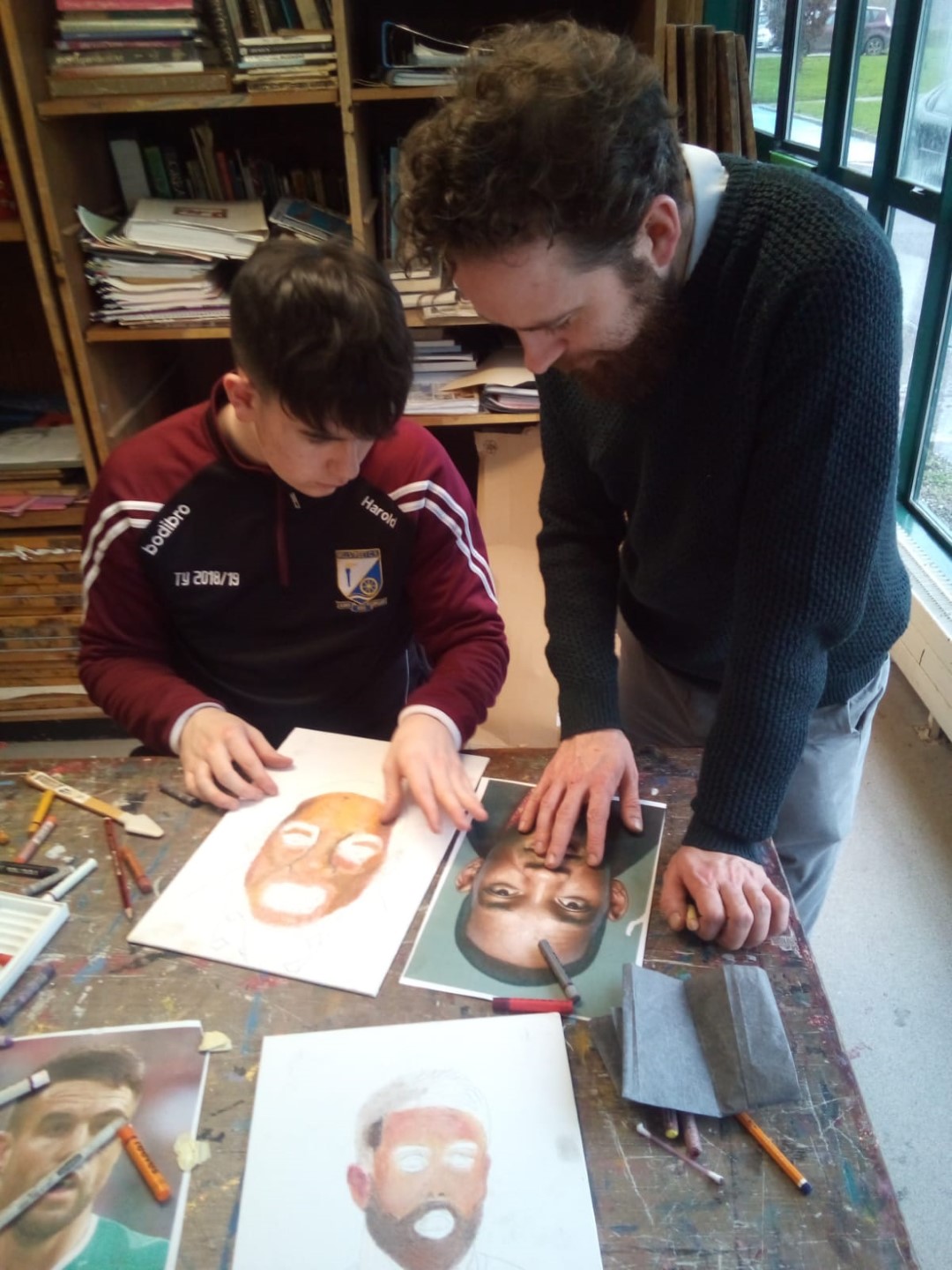 Visiting Artist works with T.Y. Project