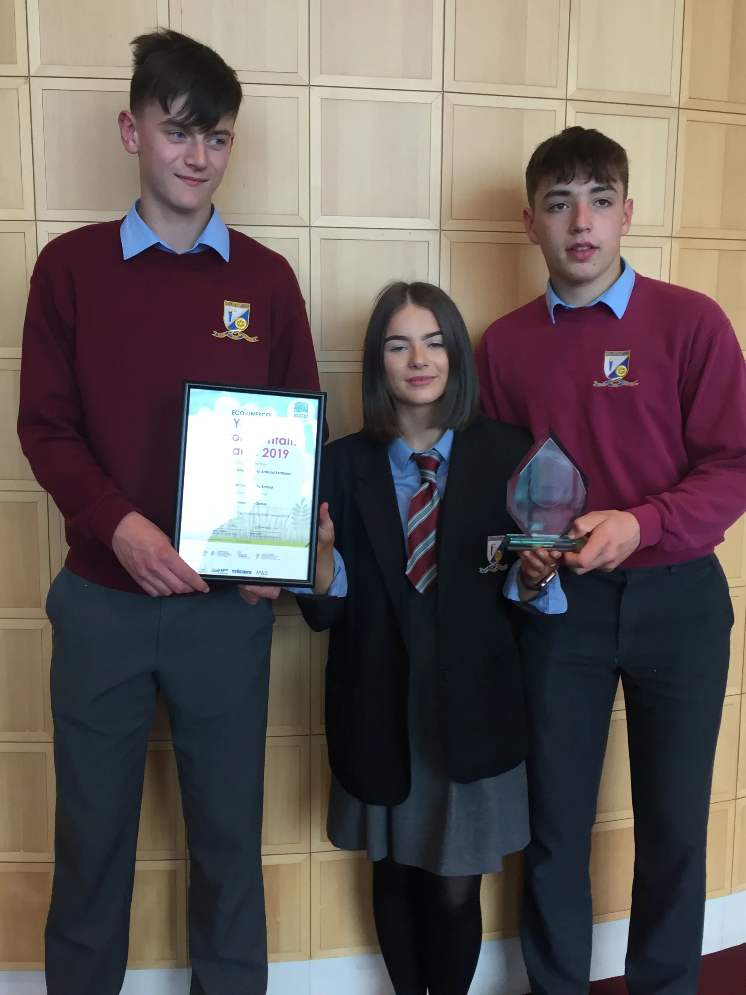 Eco Unesco Award for TY Project