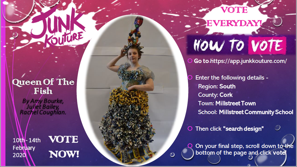 Junk Kouture needs your help! Get Voting!