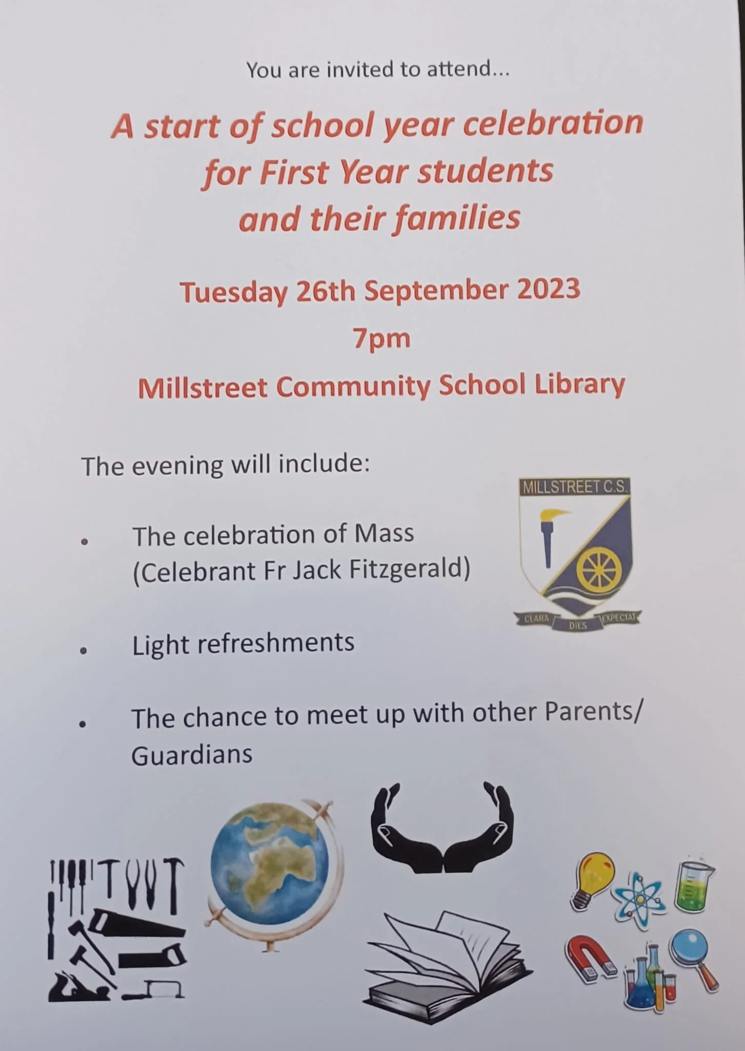 Start of School Celebration Night for First Years