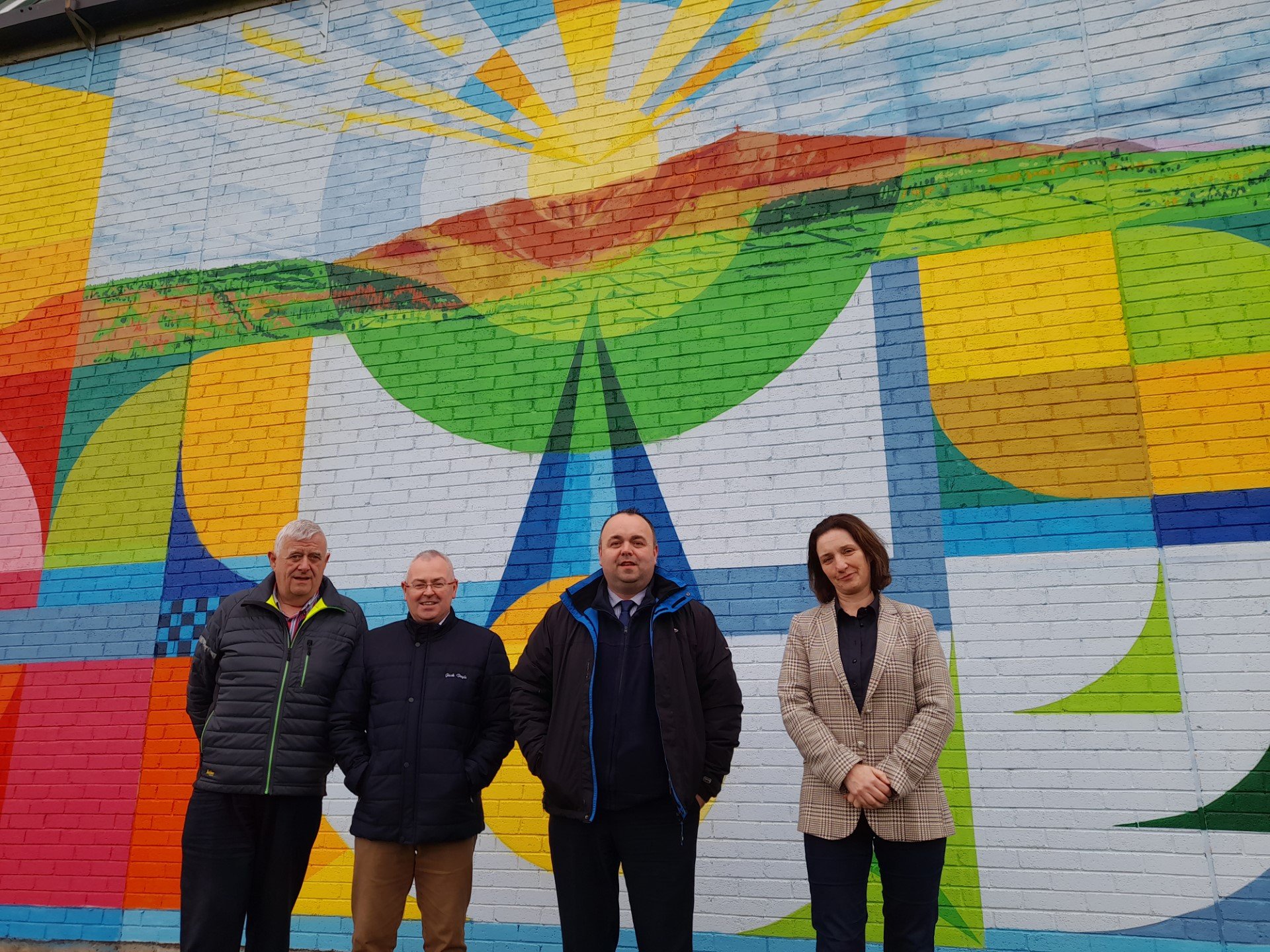 Tidy Towns Visit MCS Developments