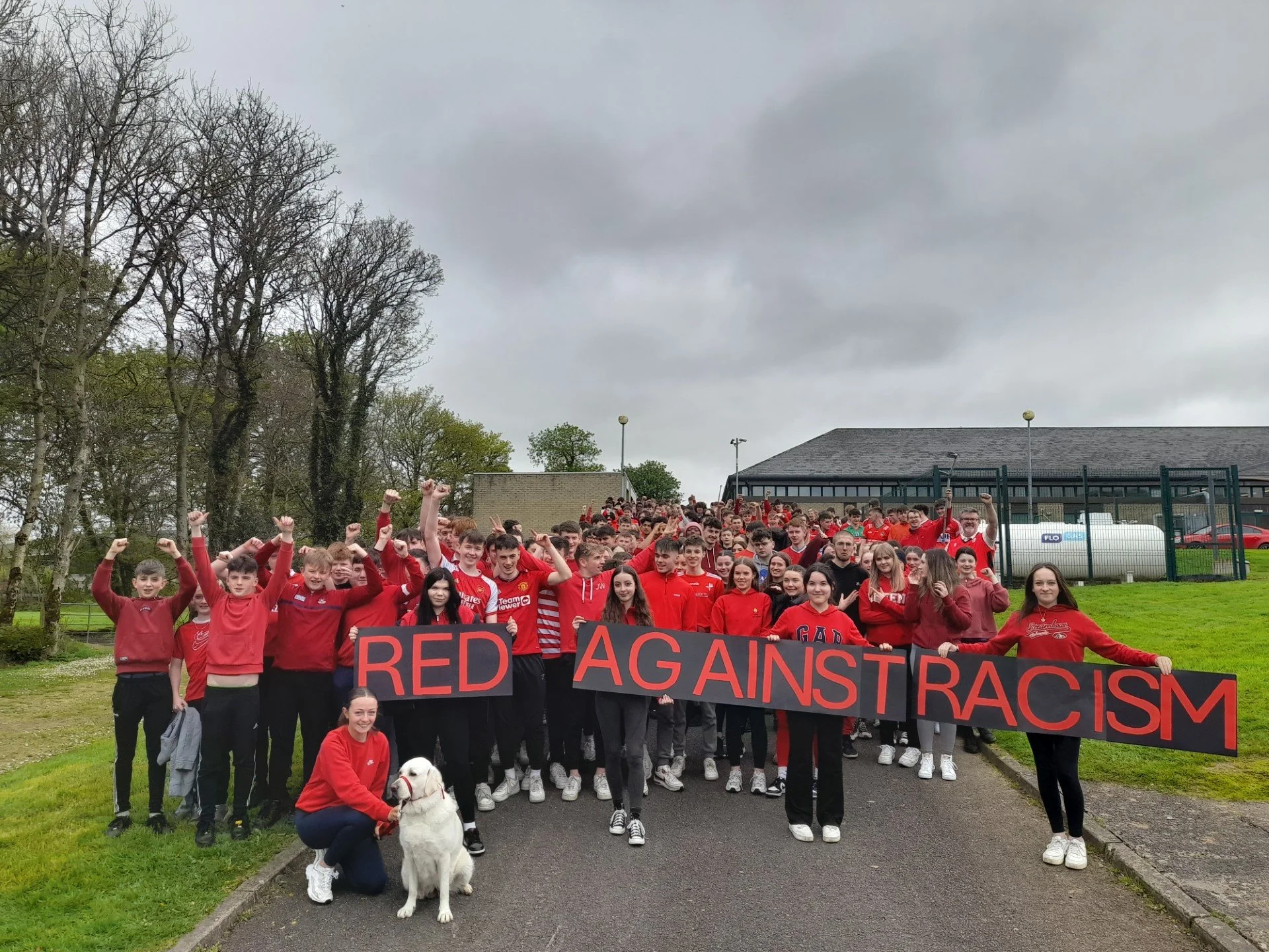 Wear Red Against Racism!