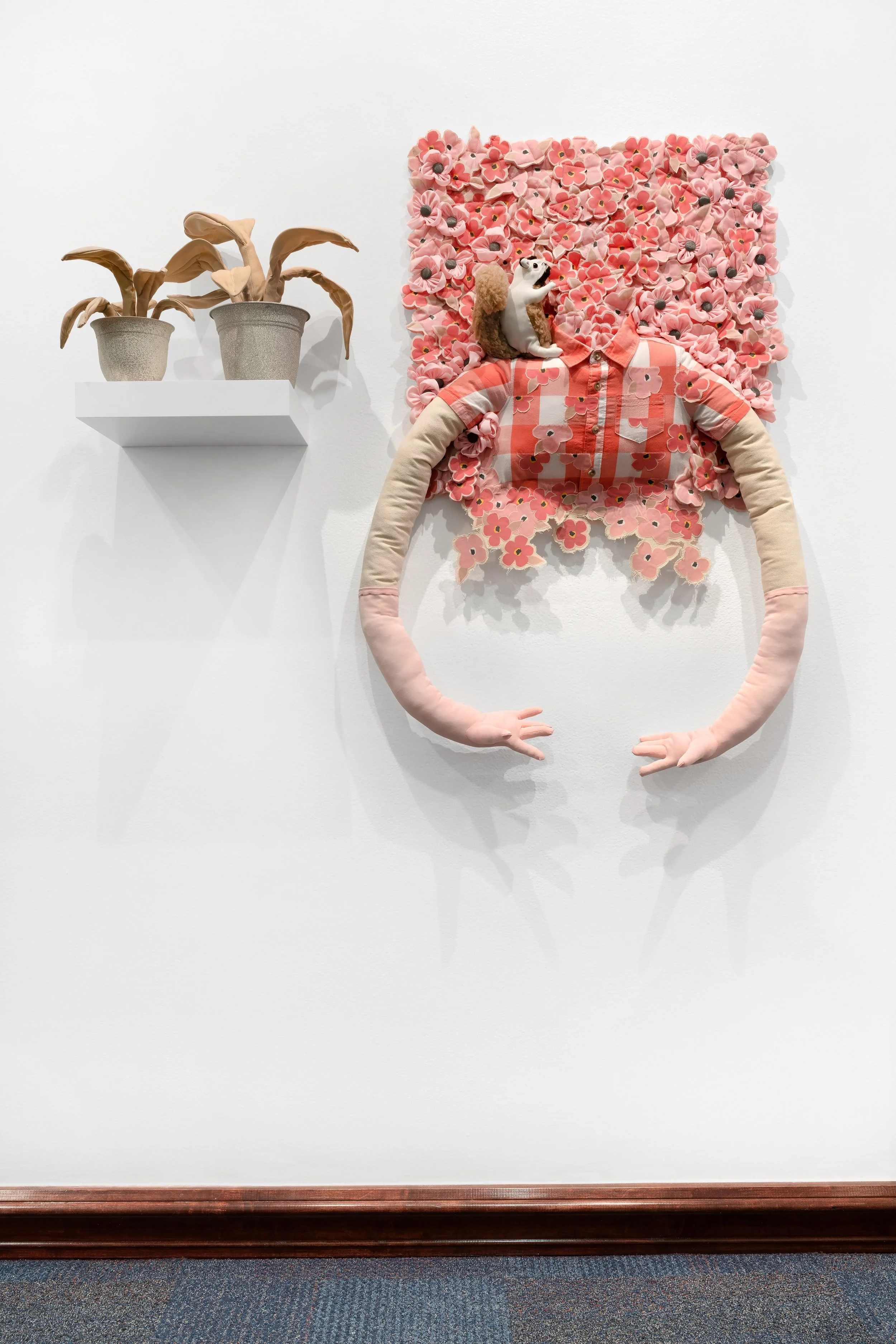 Beneath the flowers