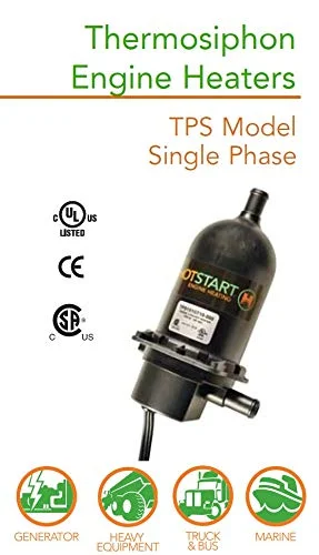 TPS151GT12-000 Hotstart Engine Coolant Heater — DMS Generator Service u0026  Repair