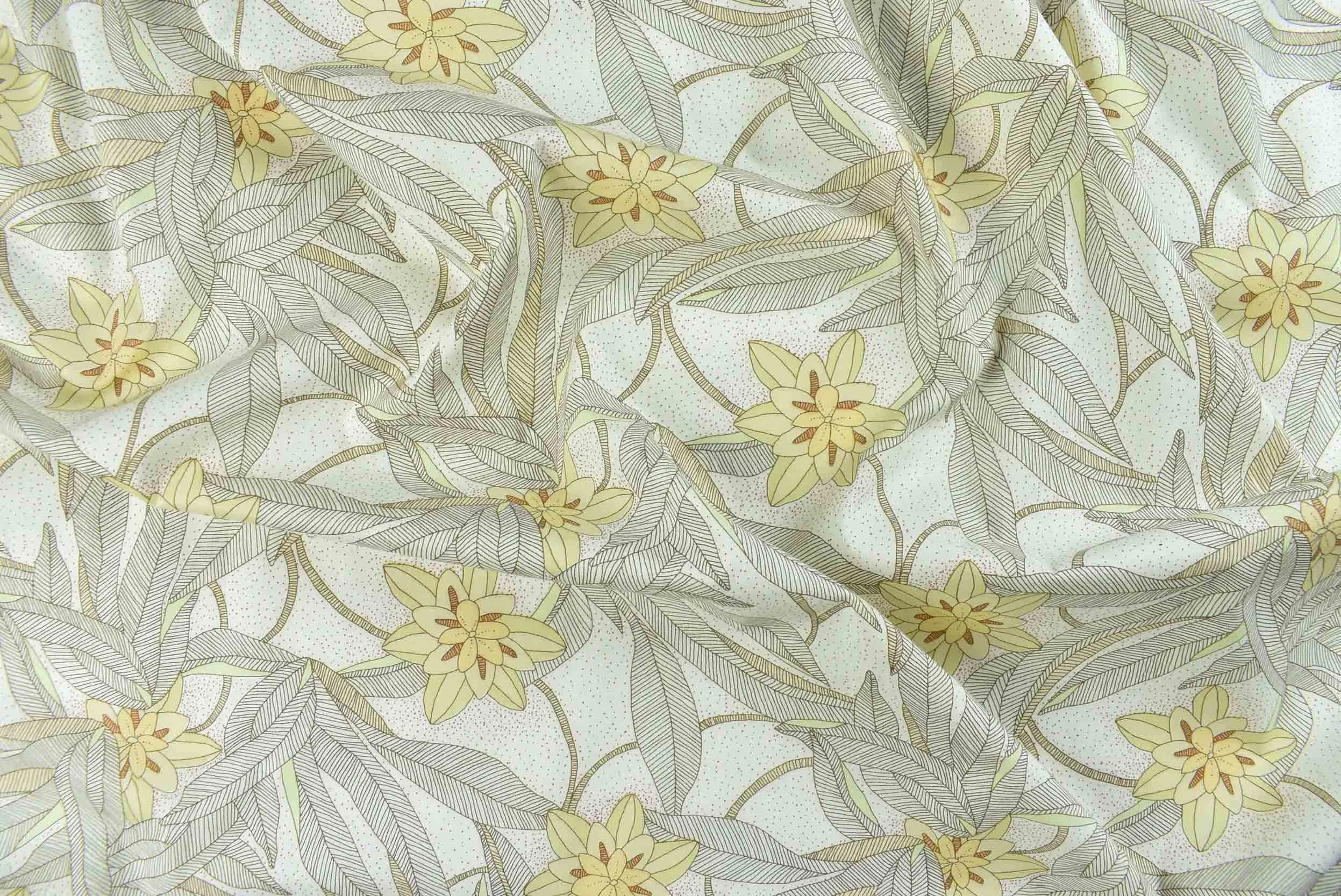 storrs london mariolu lemon dress fabric