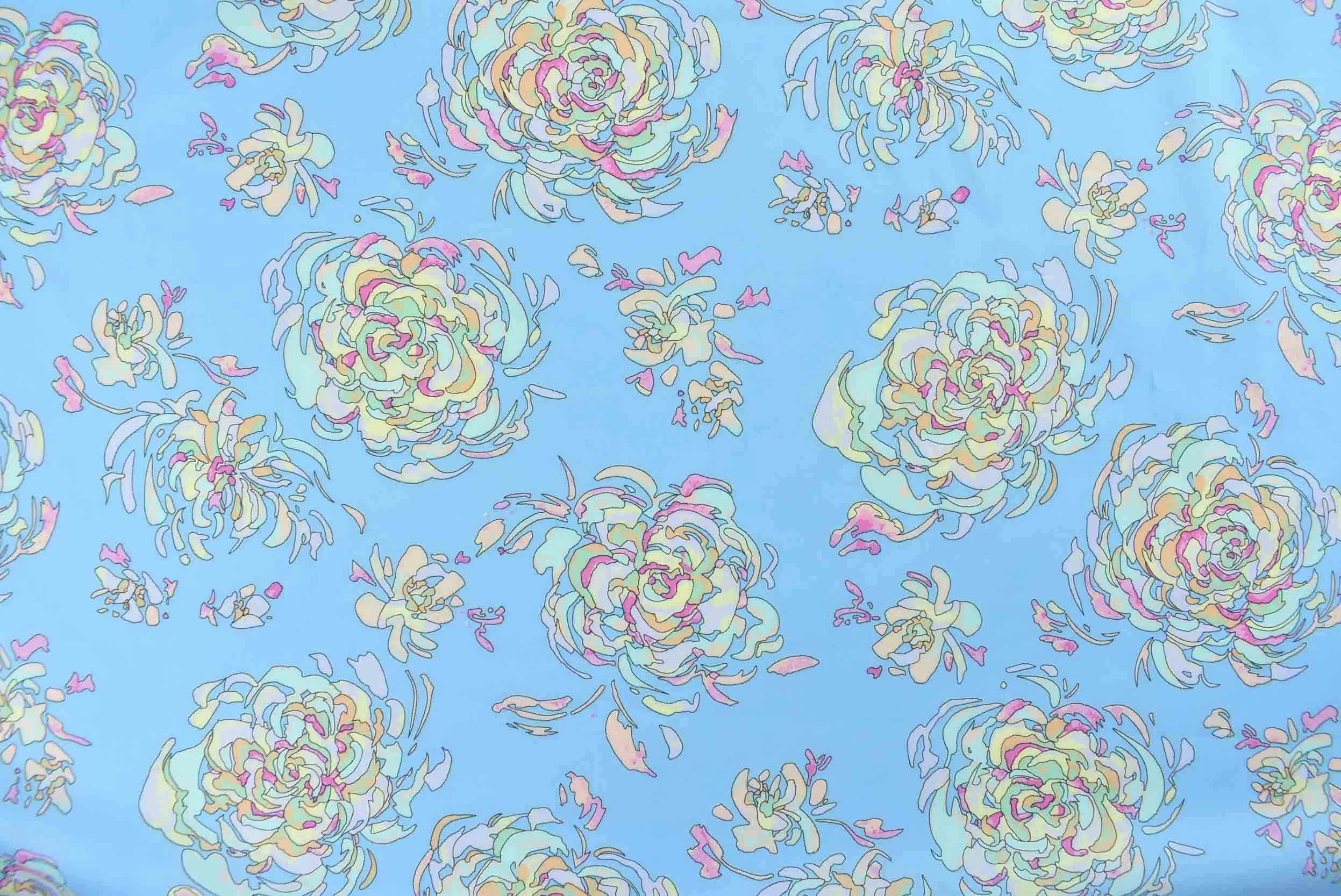 cassis blue storrs london dress fabric