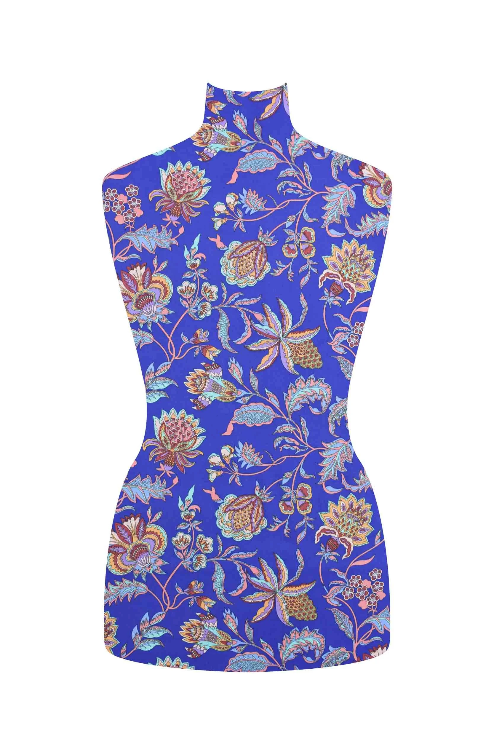 storrs london dress fabric enrico blue