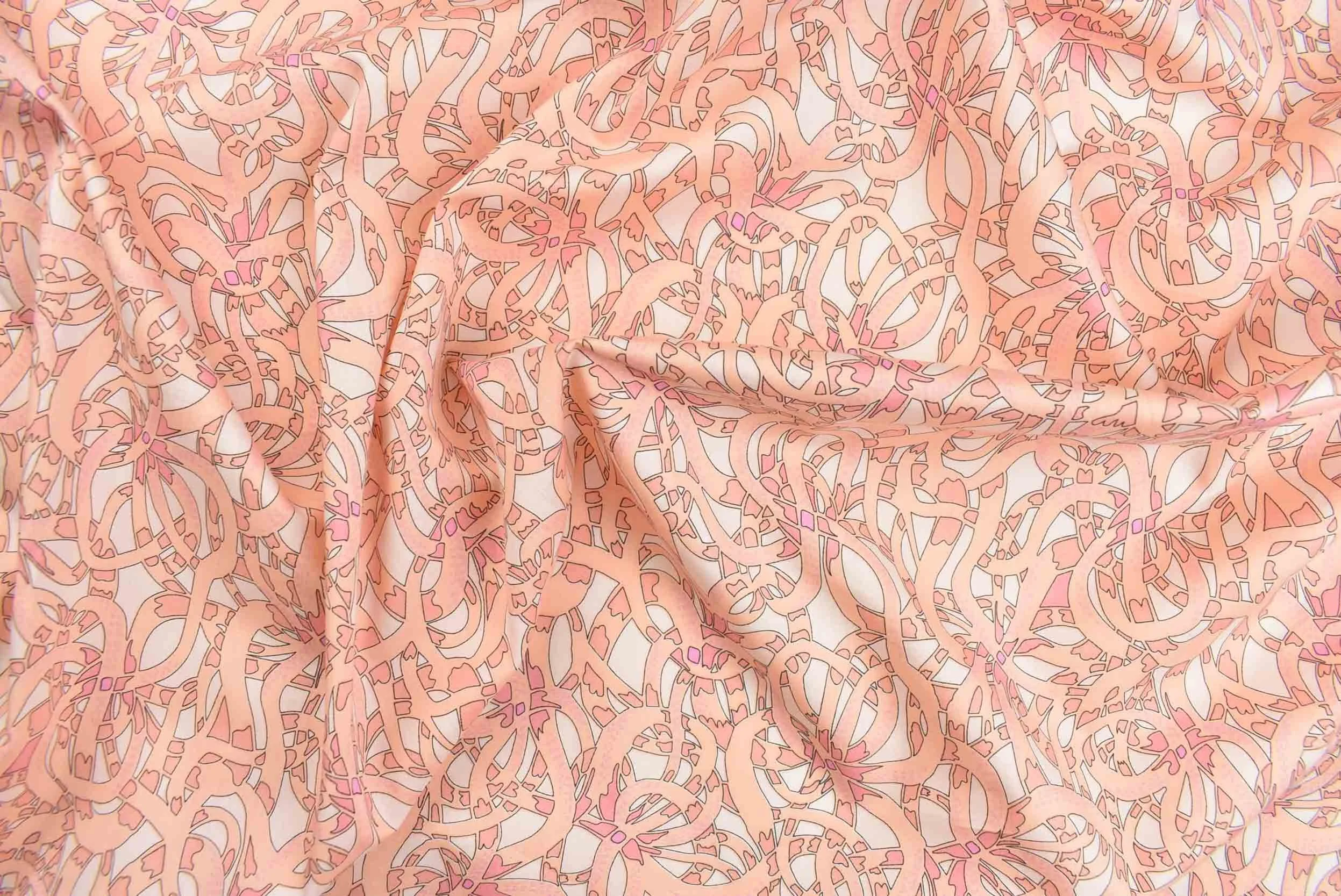 colonsay peach storrs london dress fabric