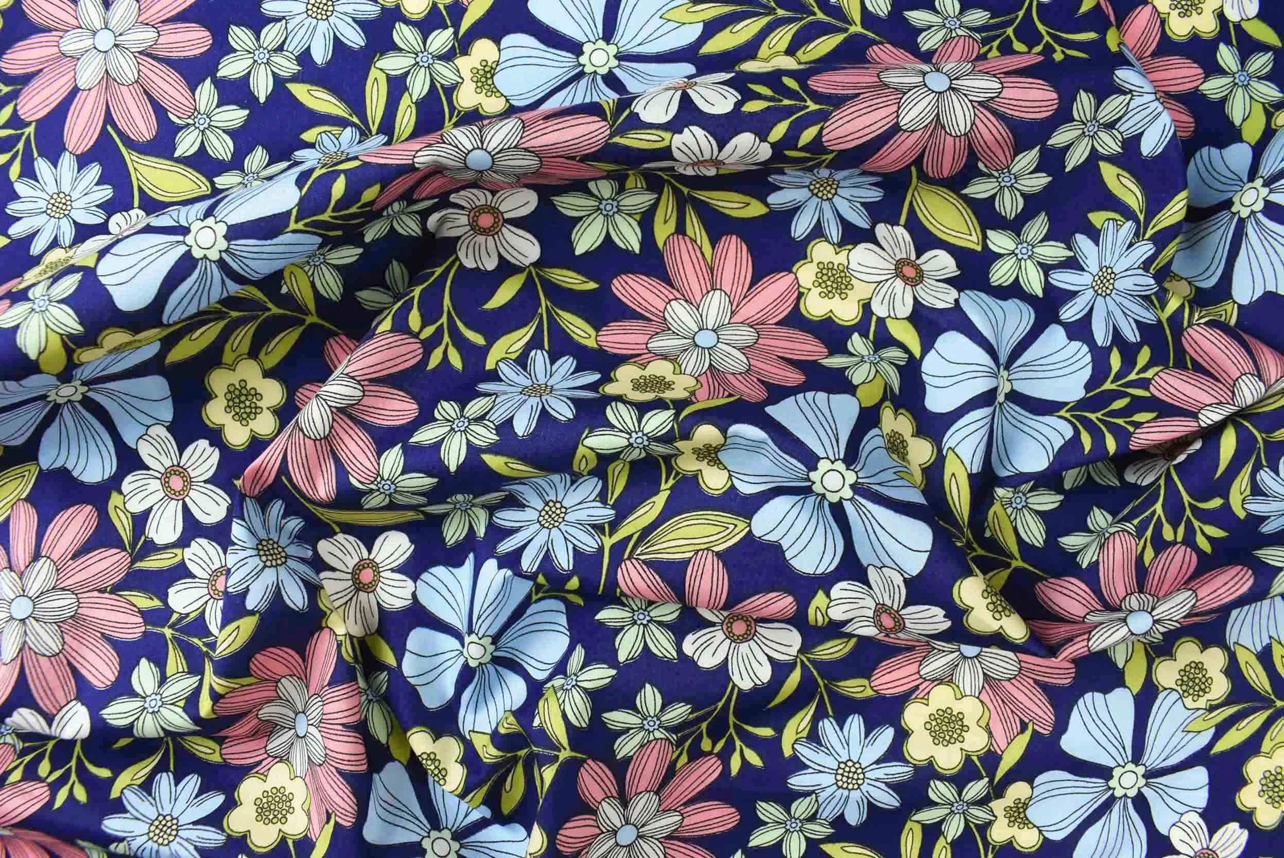 storrs london dress fabric penrose navy
